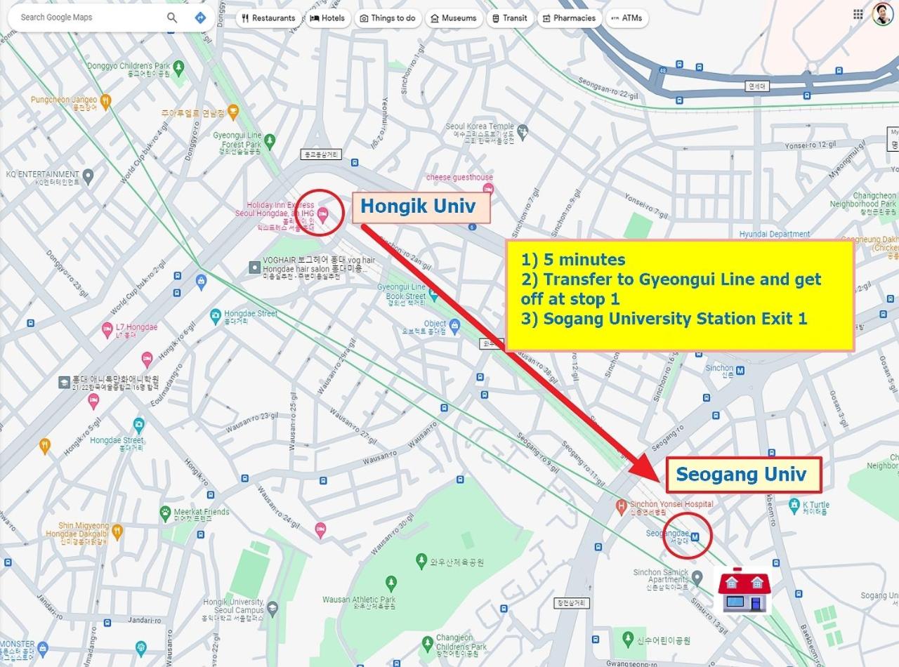 Park stay #Hongdae sinchon 10min #metro 3min #3beds