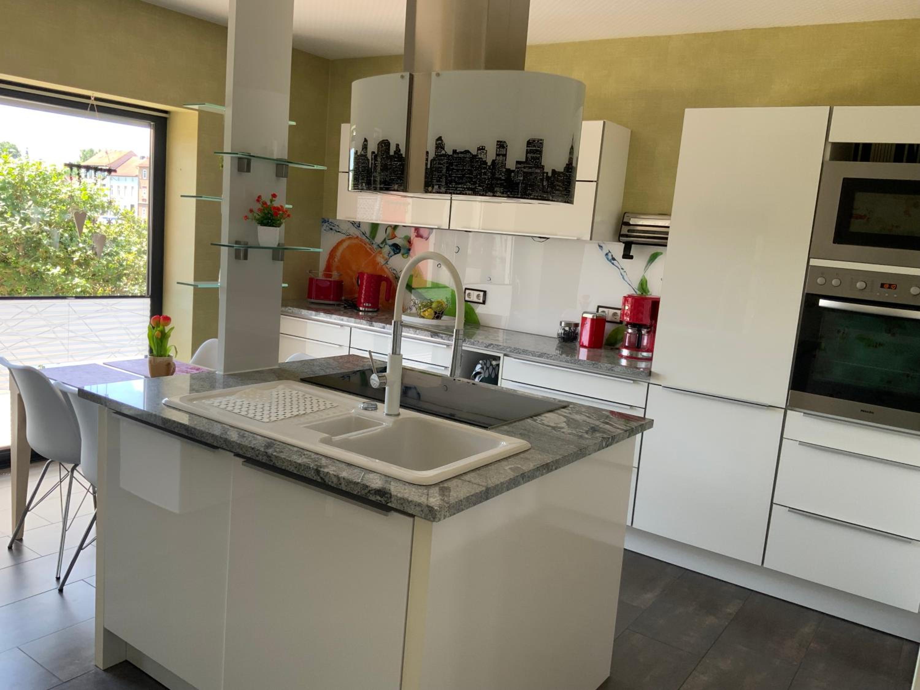 Ferienhaus Lübke, Wohnung Gartenblick