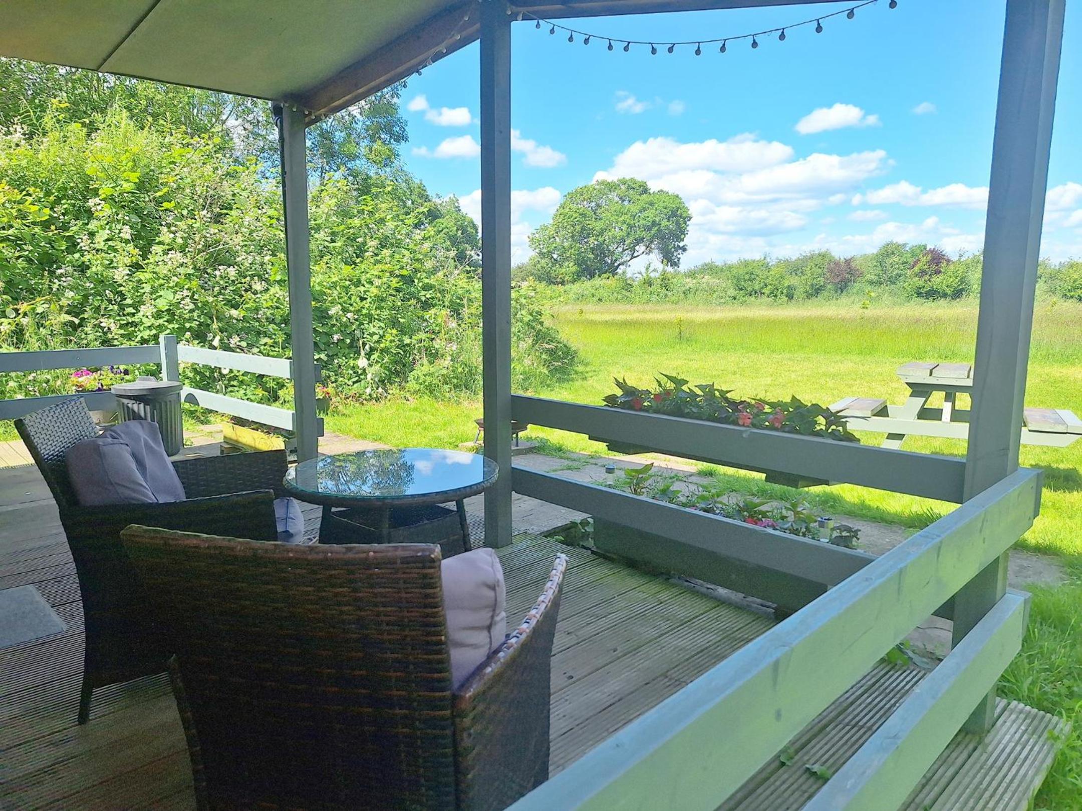 Beautiful Wooden tiny house, Glamping cabin with hot tub 2 view 3