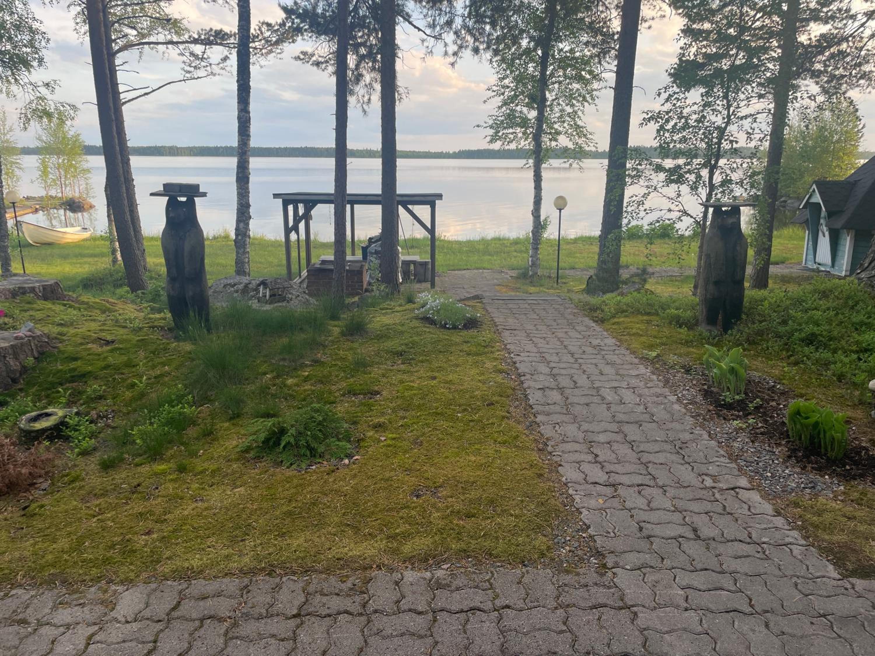 Huvila Pahkaranta Lestijärven rannalla