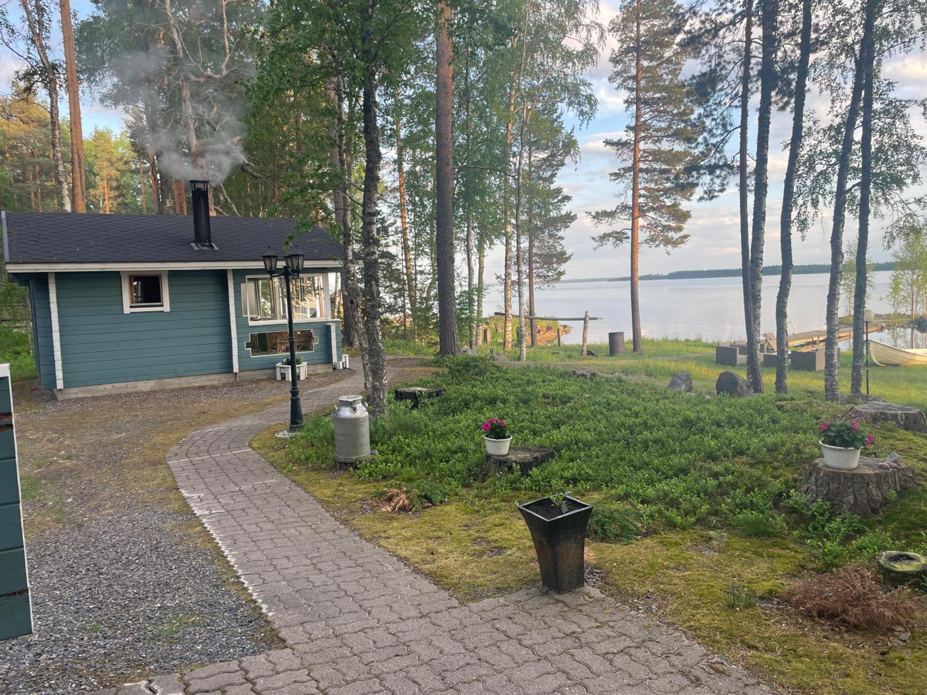 Huvila Pahkaranta Lestijärven rannalla