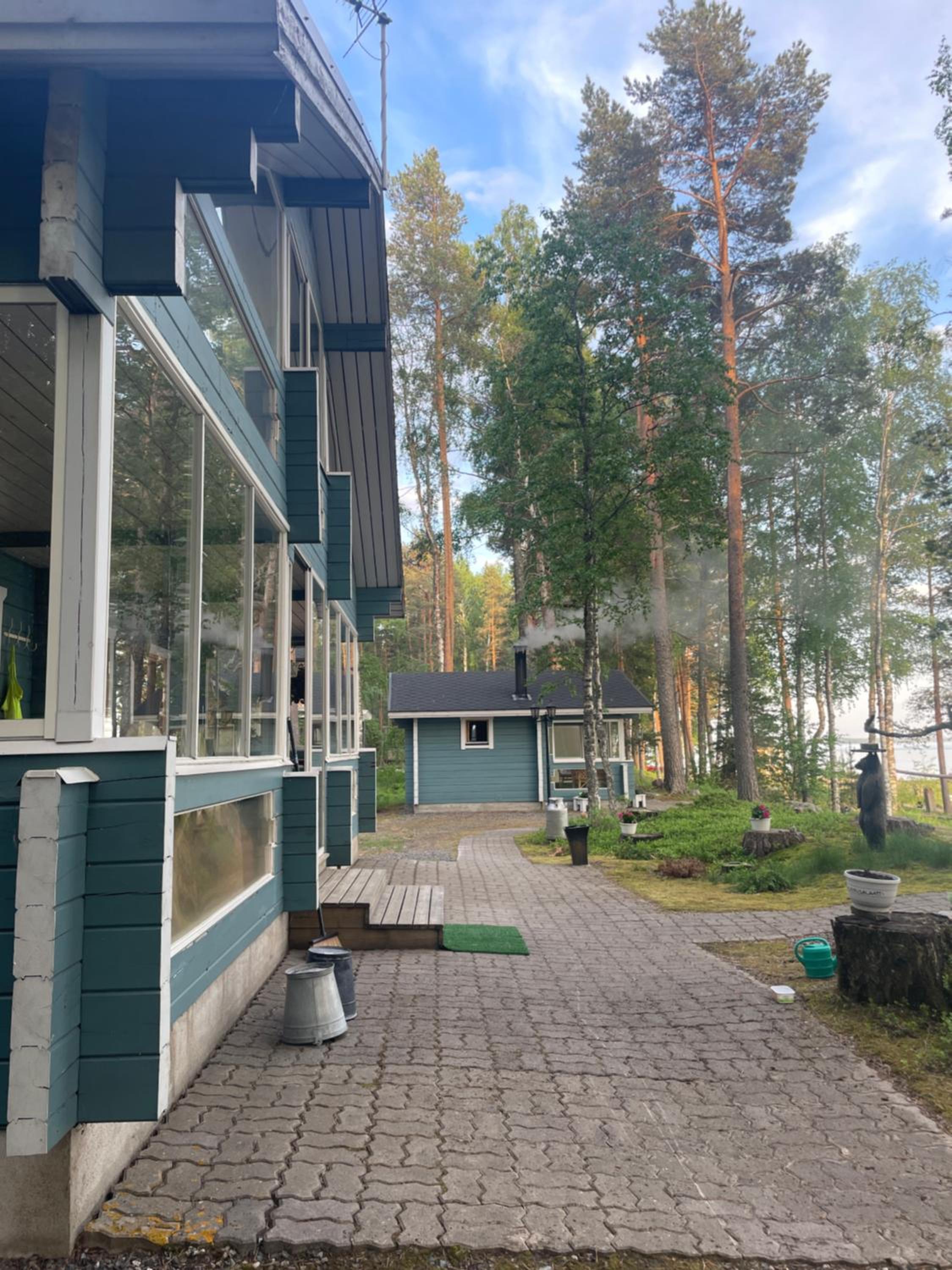 Huvila Pahkaranta Lestijärven rannalla