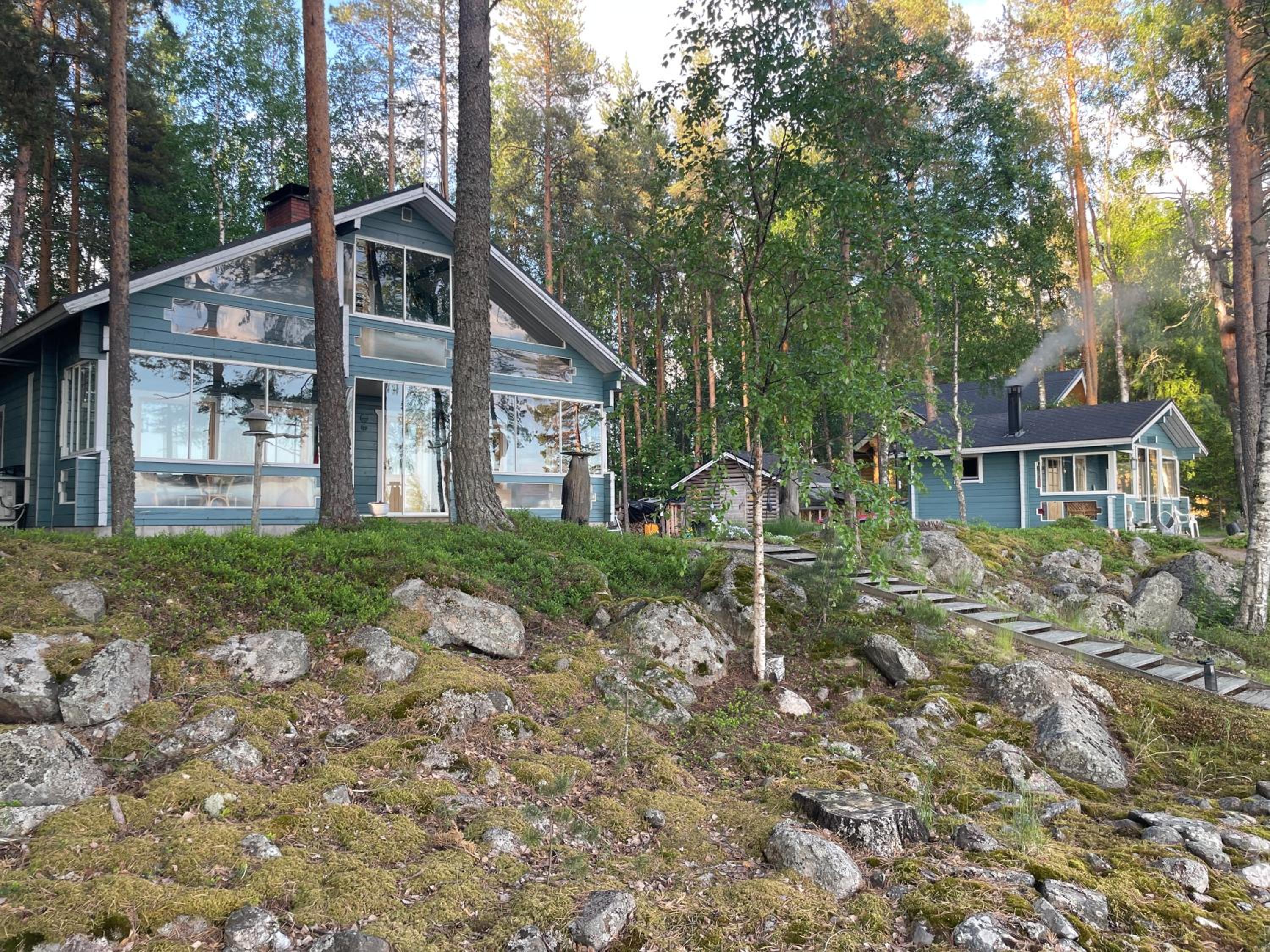 Huvila Pahkaranta Lestijärven rannalla