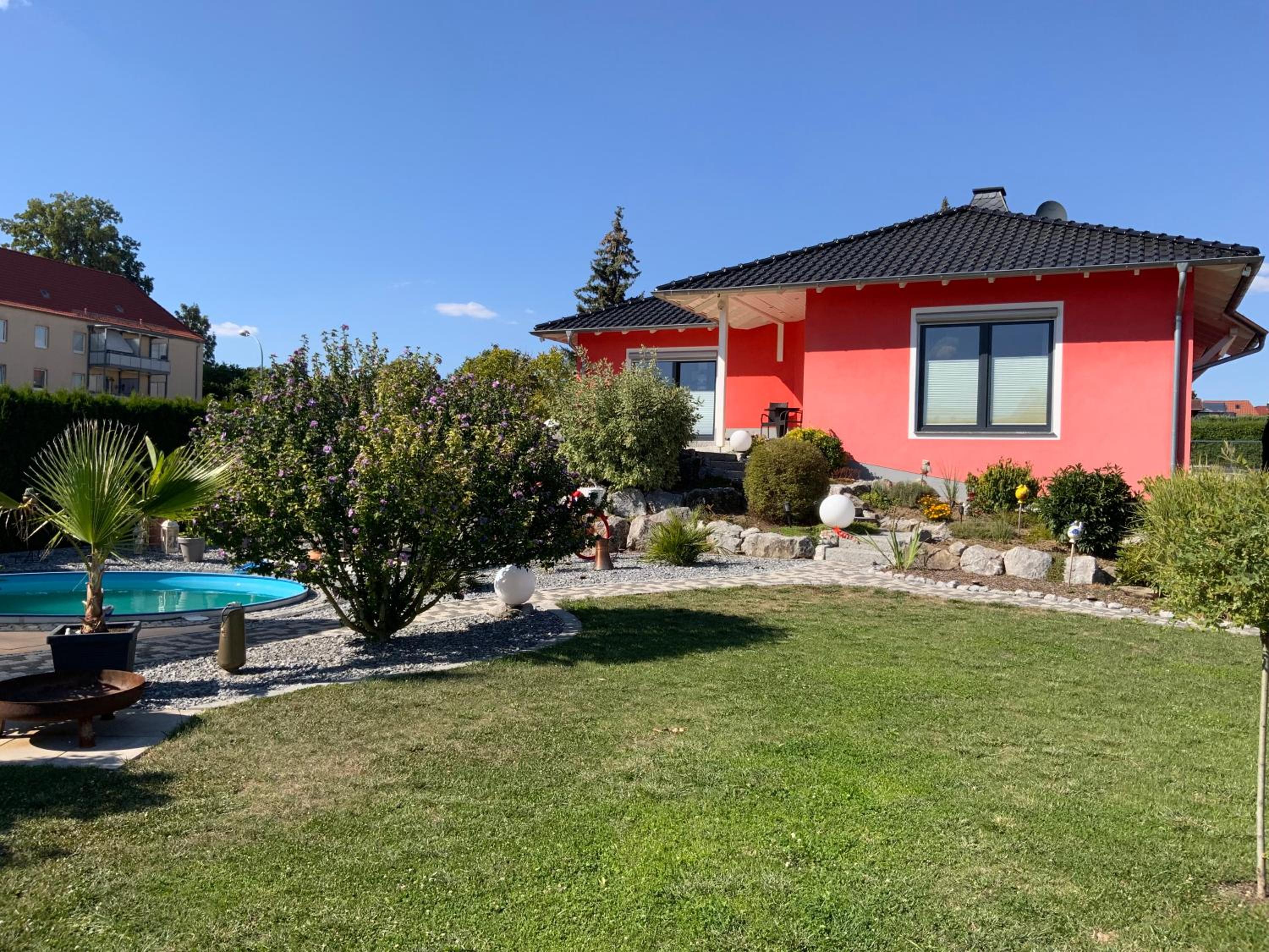 Ferienhaus Lübke, Wohnung Gartenblick
