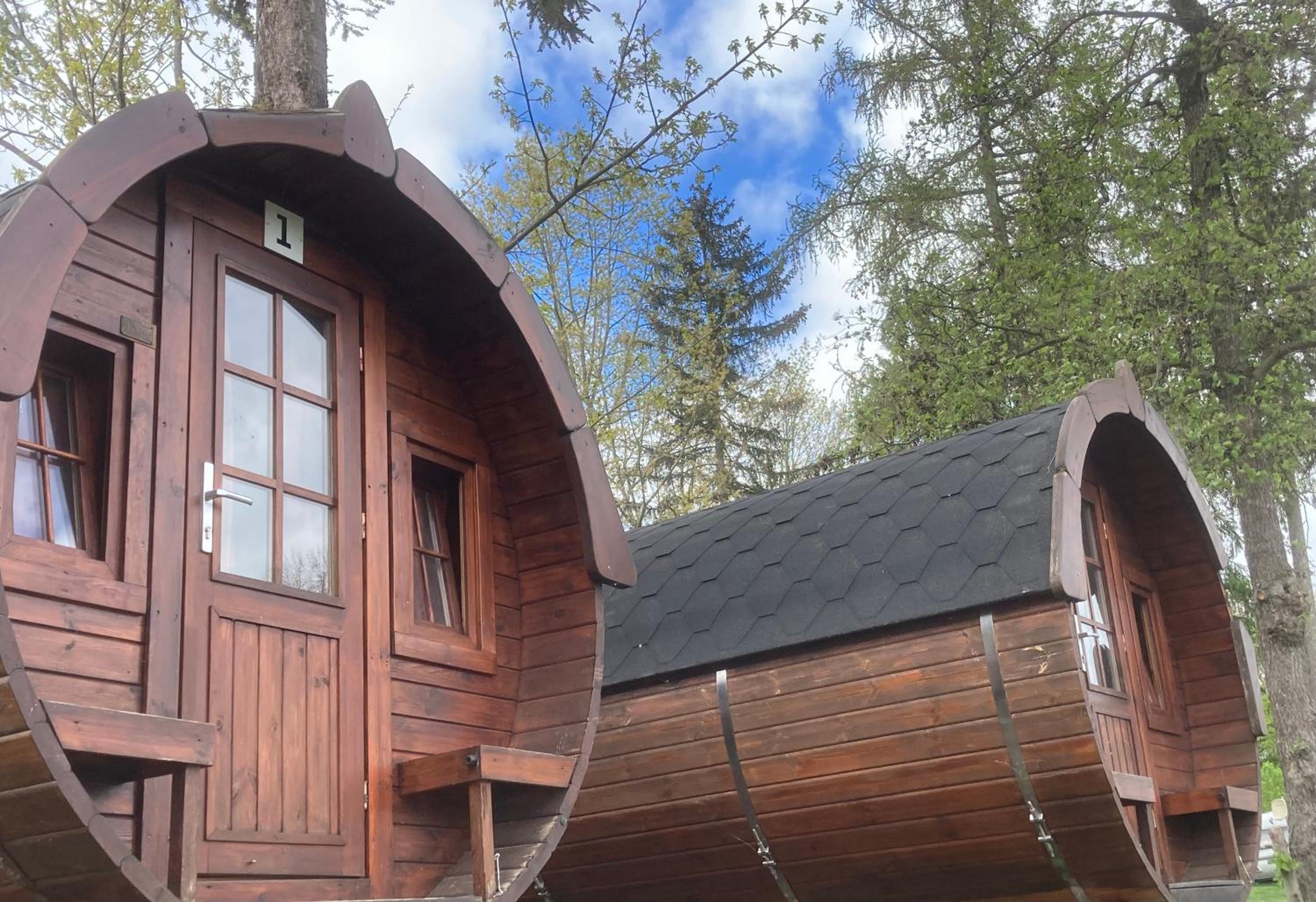 Campingfass mit Panoramaterrasse
