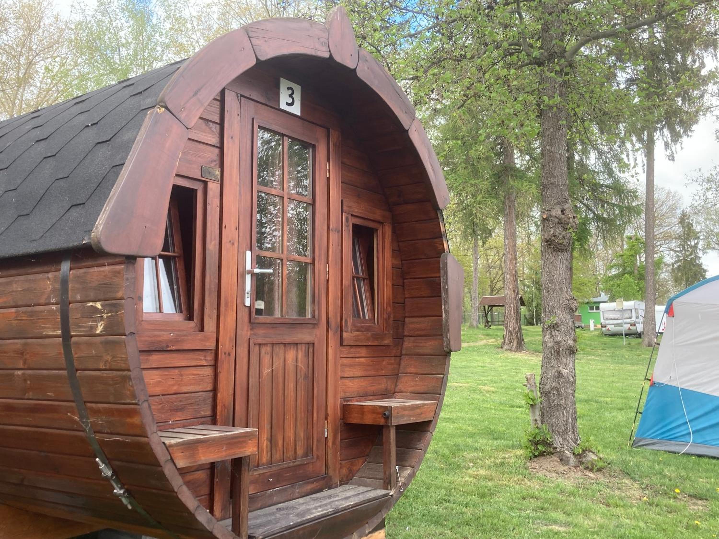 Campingfass mit Panoramaterrasse