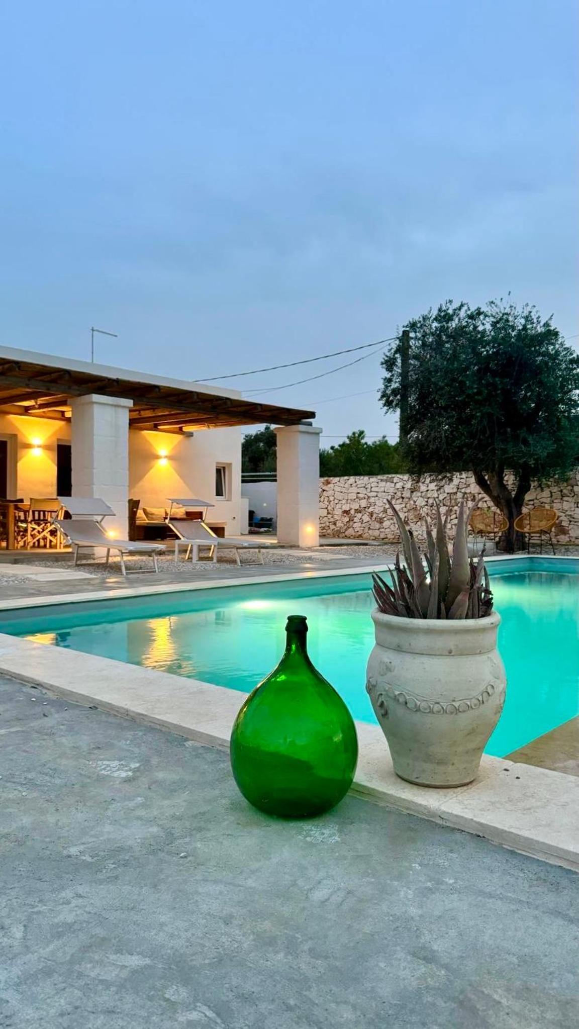 Villa Pupetta Ostuni 4 bedrooms 4 bathrooms - swimming pool view 4