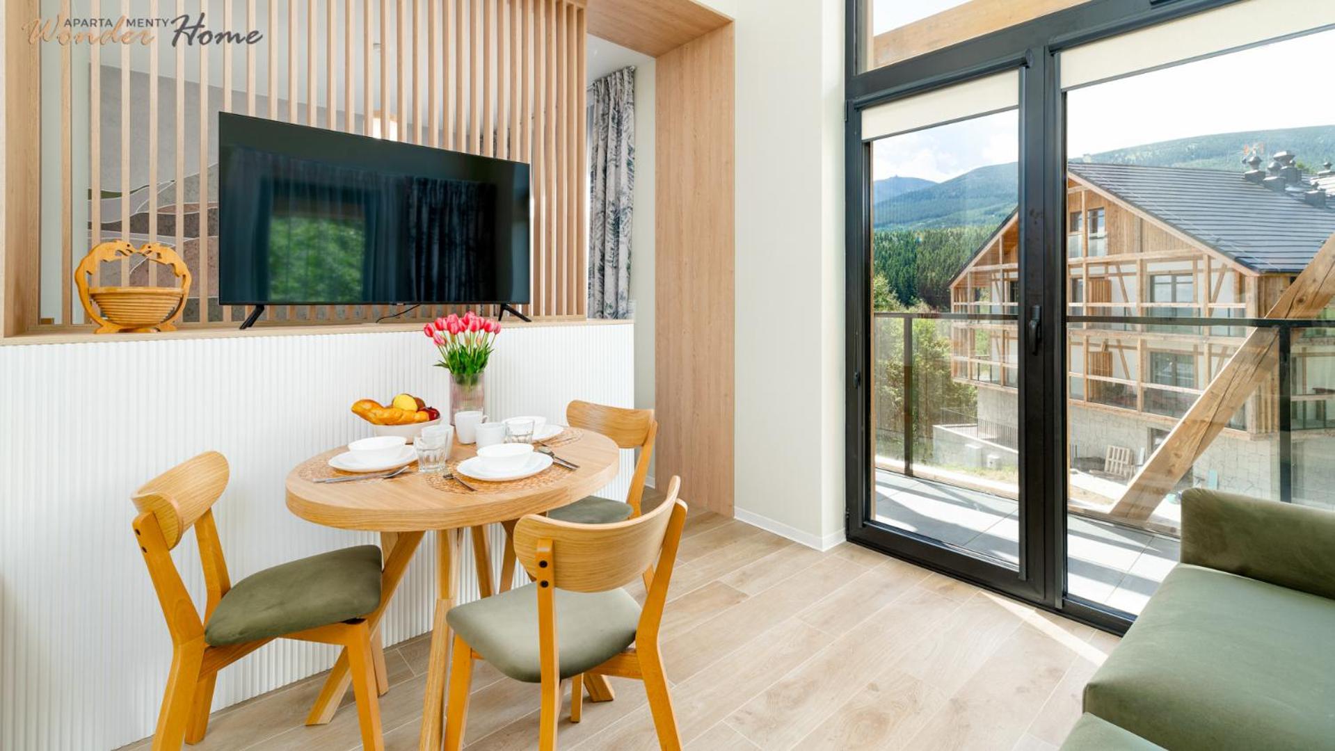 Wonder Home - Orlik Residence - Apartamenty z widokiem na Śnieżkę, blisko wyciągów, Ski Arena i Kościółka Wang