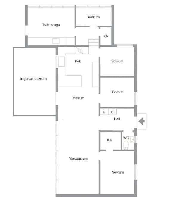 Private villa in central Östersund view 4