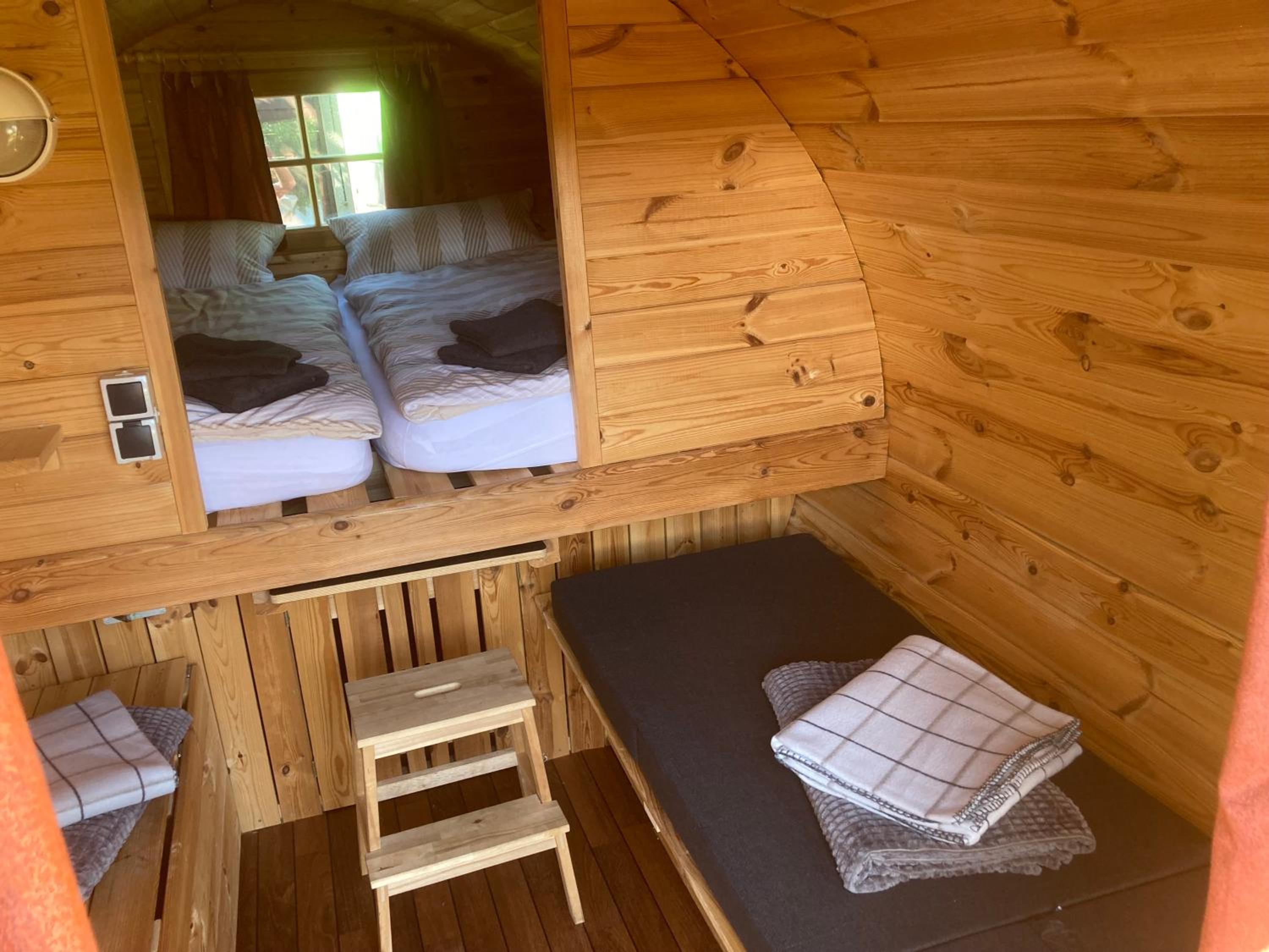 Campingfass mit Panoramaterrasse