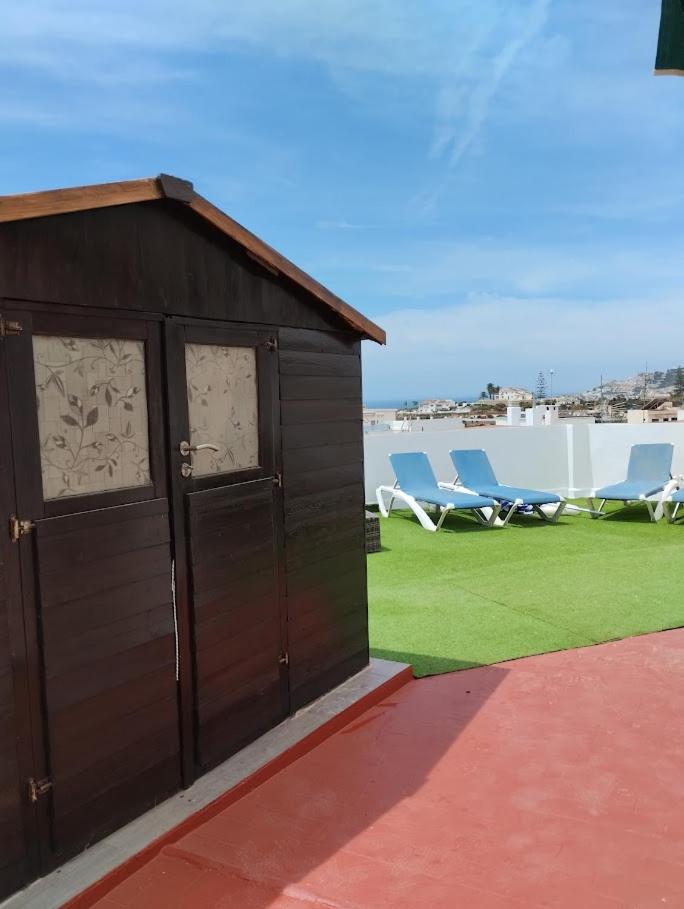 casa con terraza privada