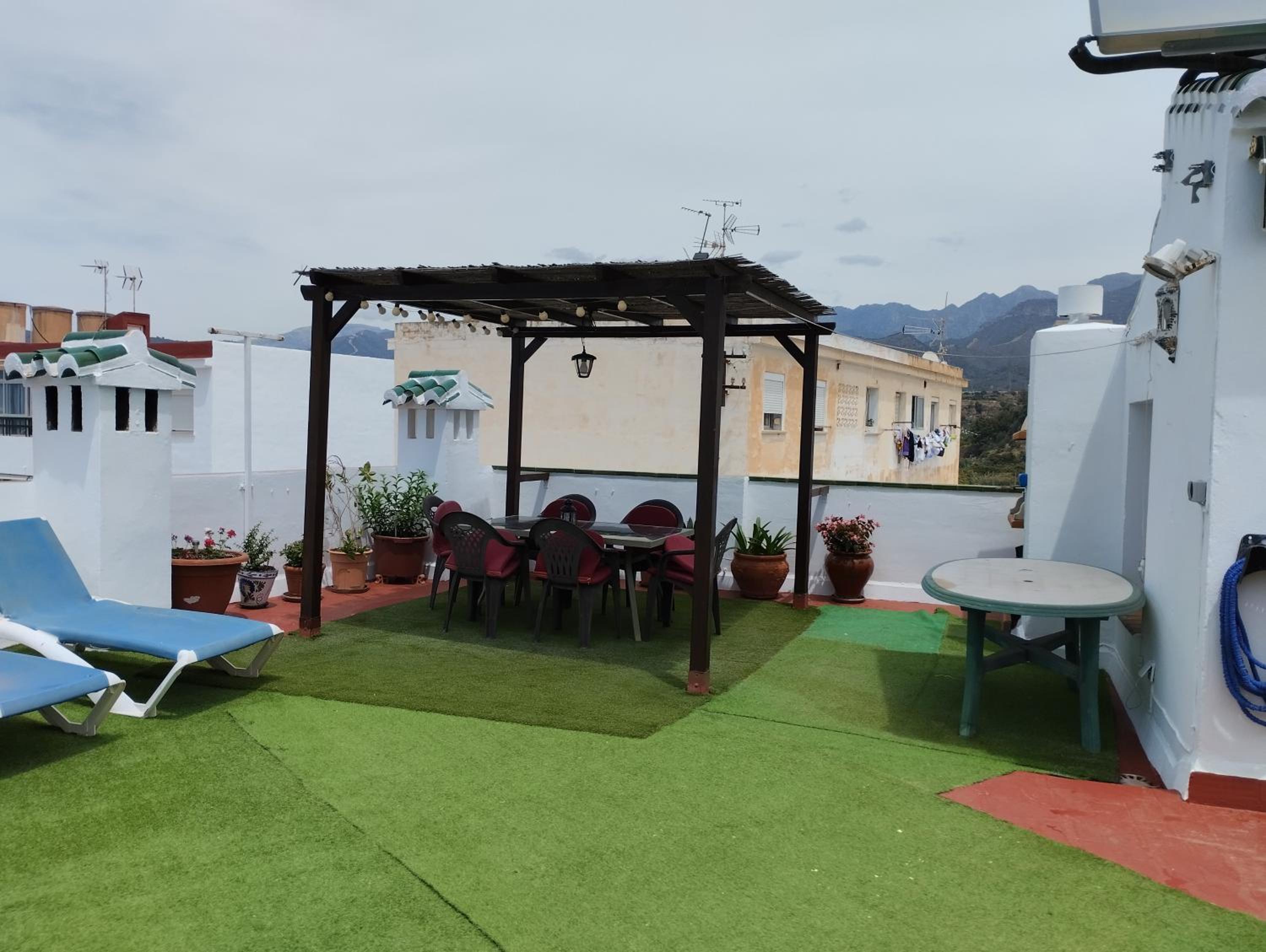 casa con terraza privada