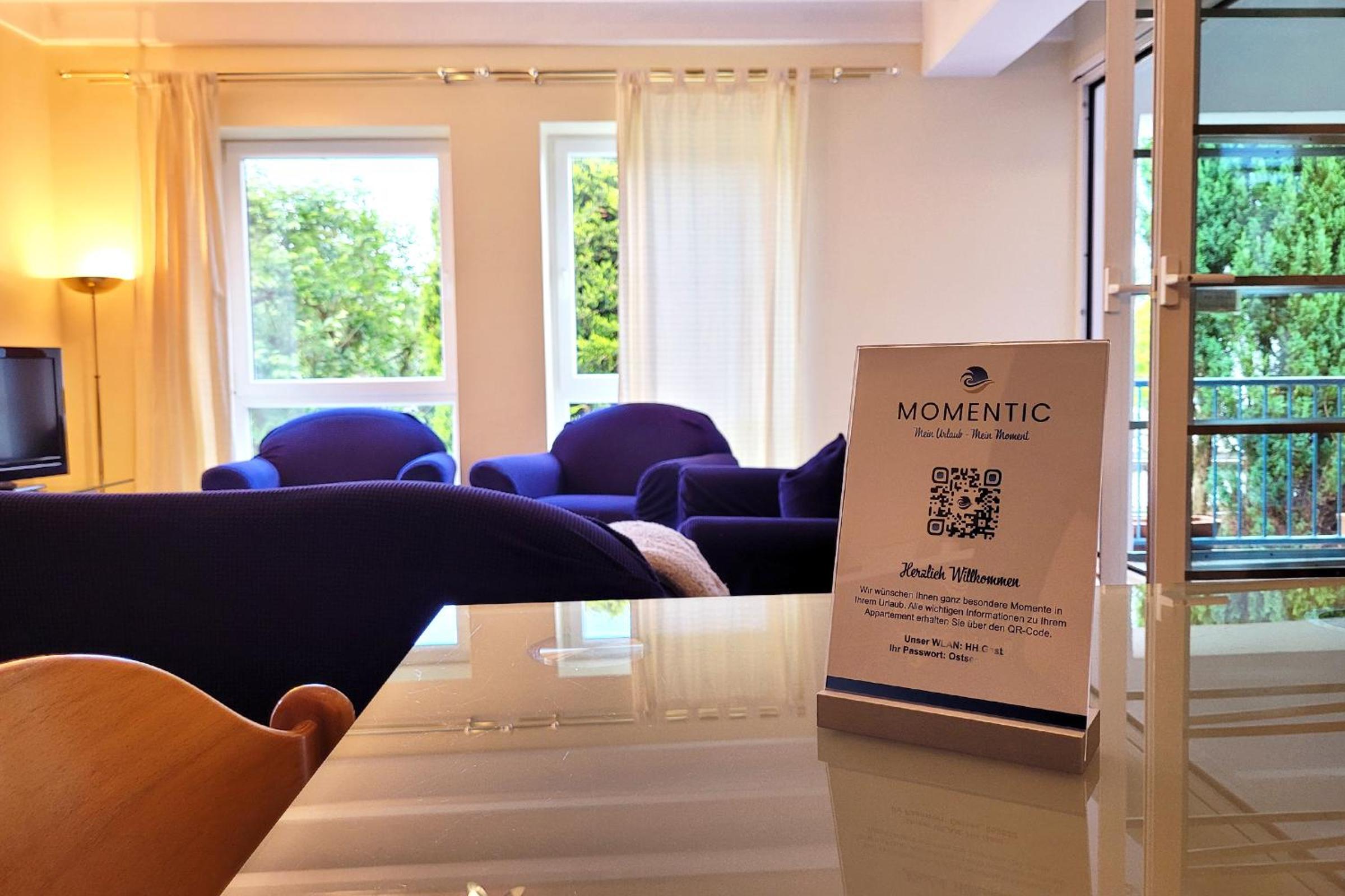 Charmante Ferienwohnung mit Terrasse - nur 50m zum Strand mit eigenem Parkplatz und Fahrradunterstellmöglichkeit