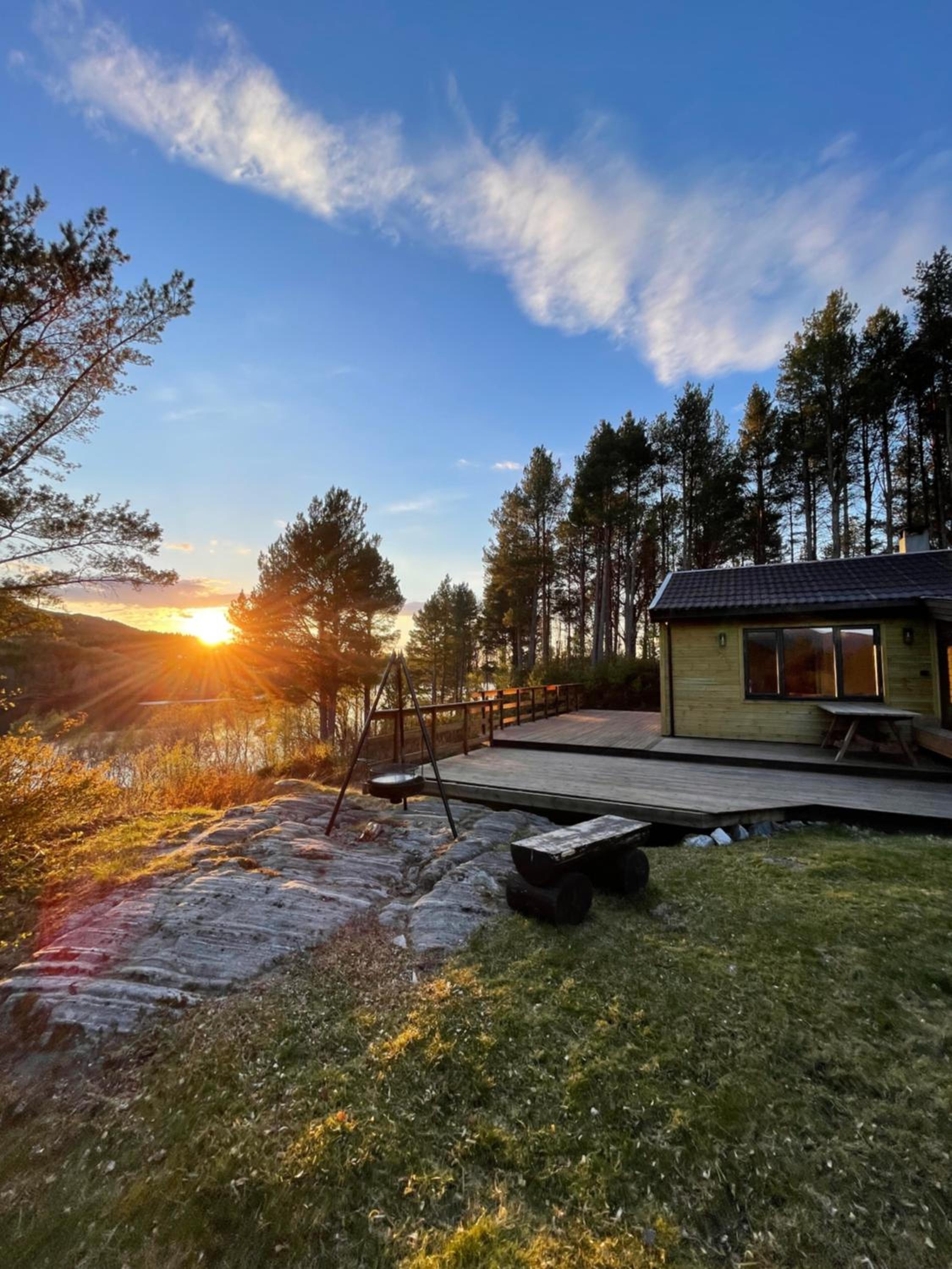 A cottage by the forest with a sea view !