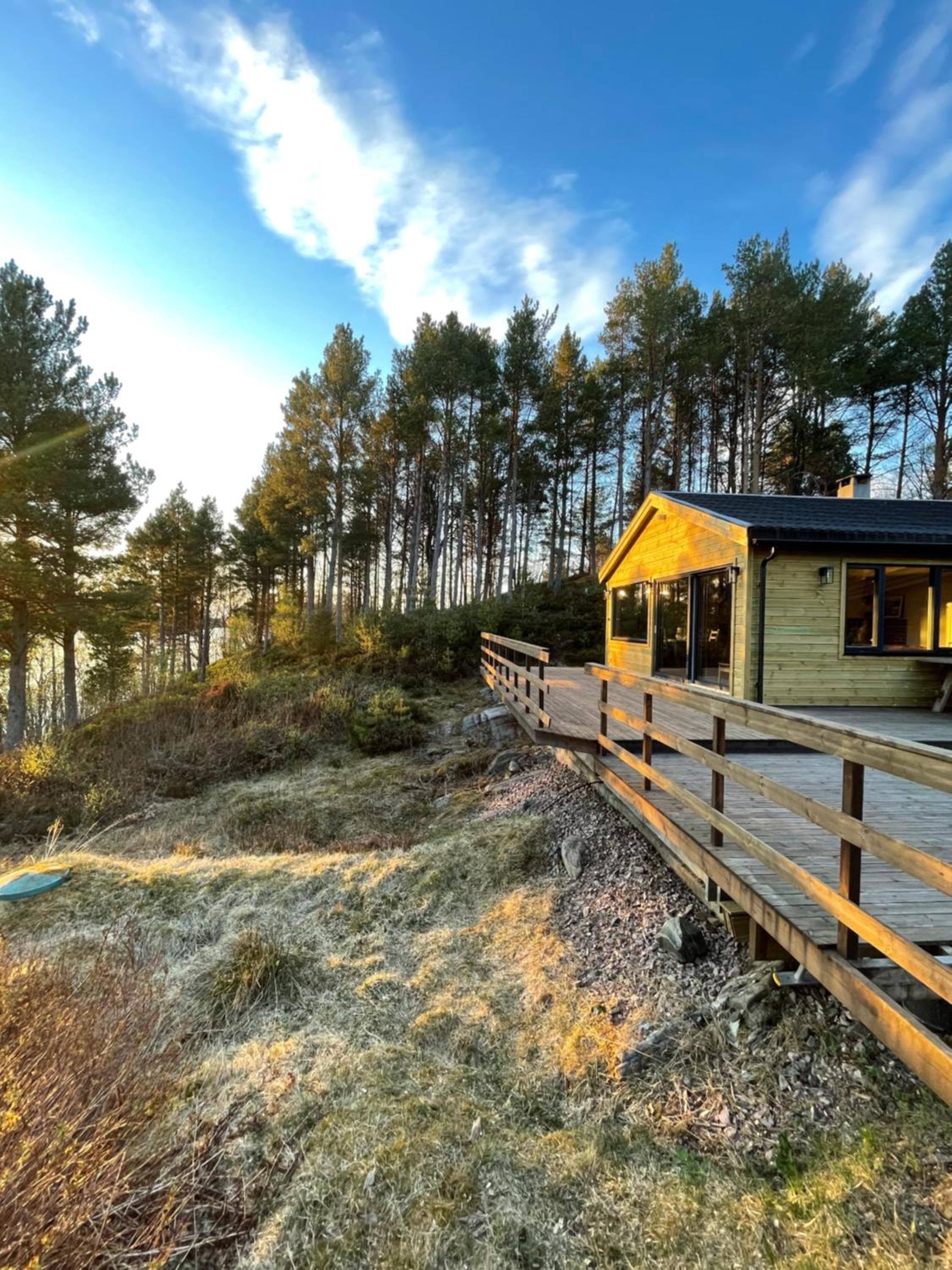 A cottage by the forest with a sea view !