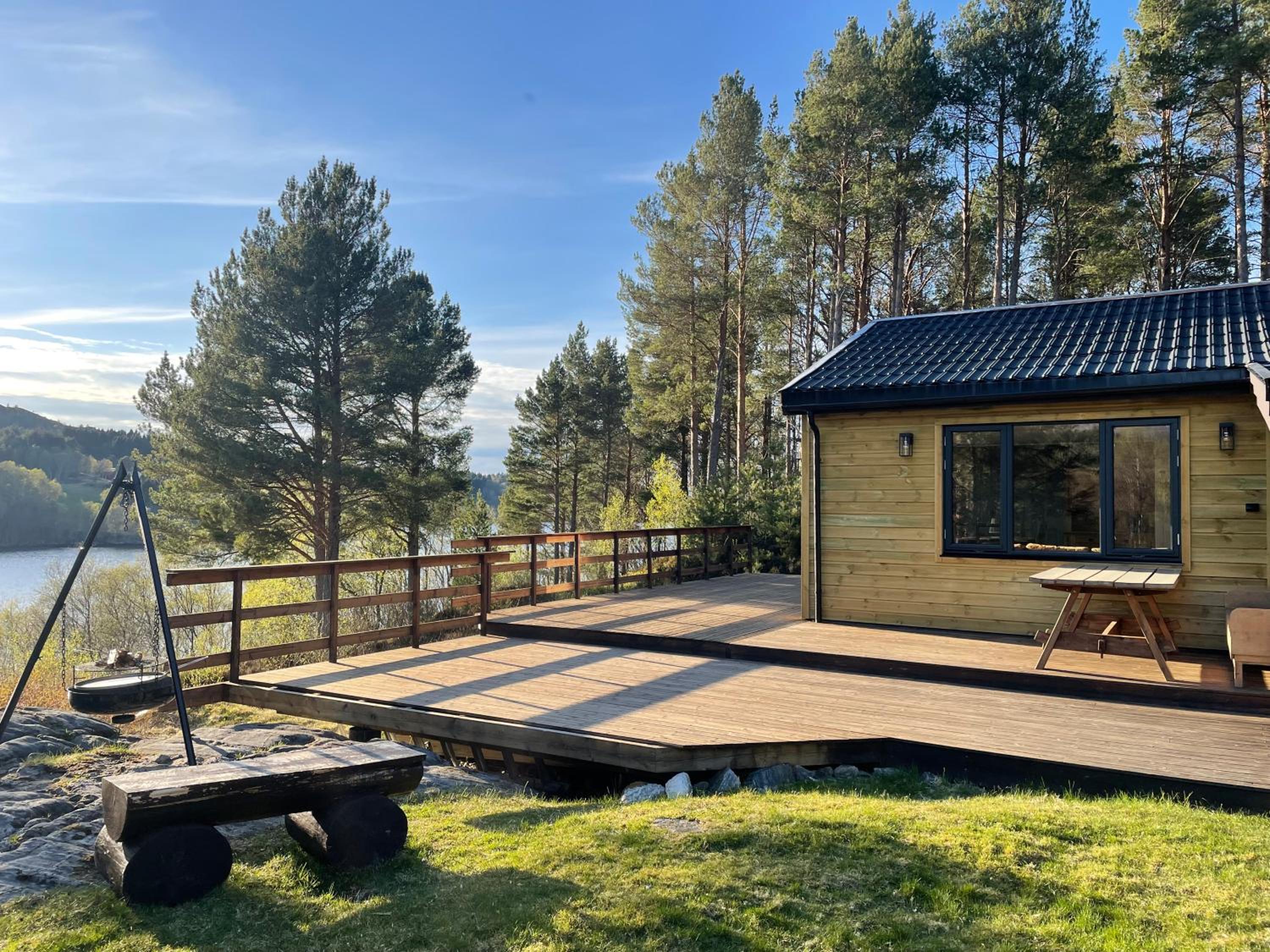 A cottage by the forest with a sea view !