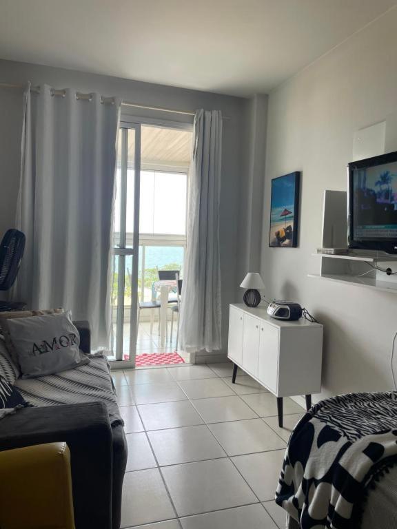 Flat Frente Mar com Varanda