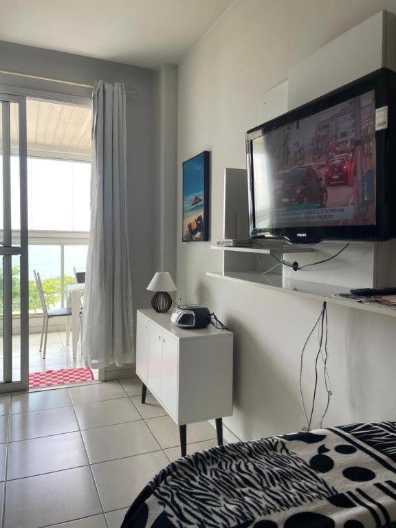Flat Frente Mar com Varanda