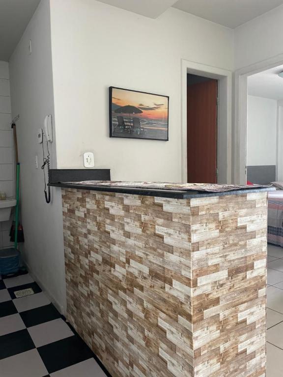 Flat Frente Mar com Varanda