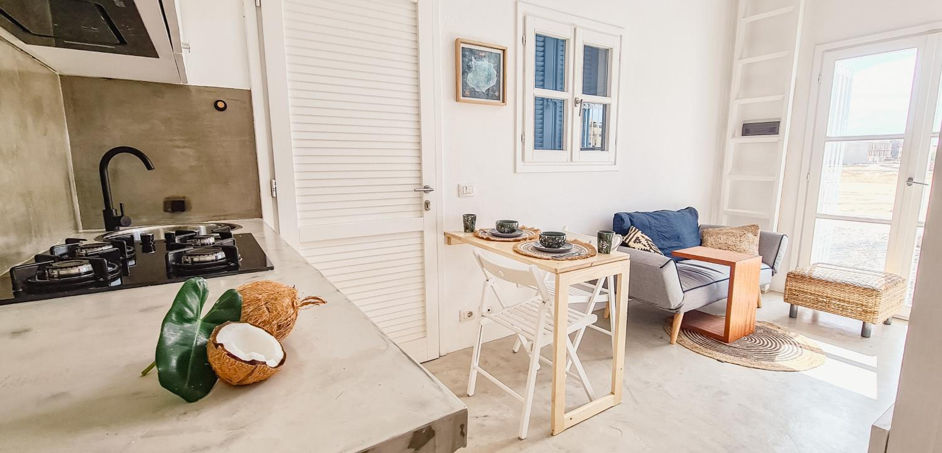 Chic Surf-Inspired Mezzanine Studio 