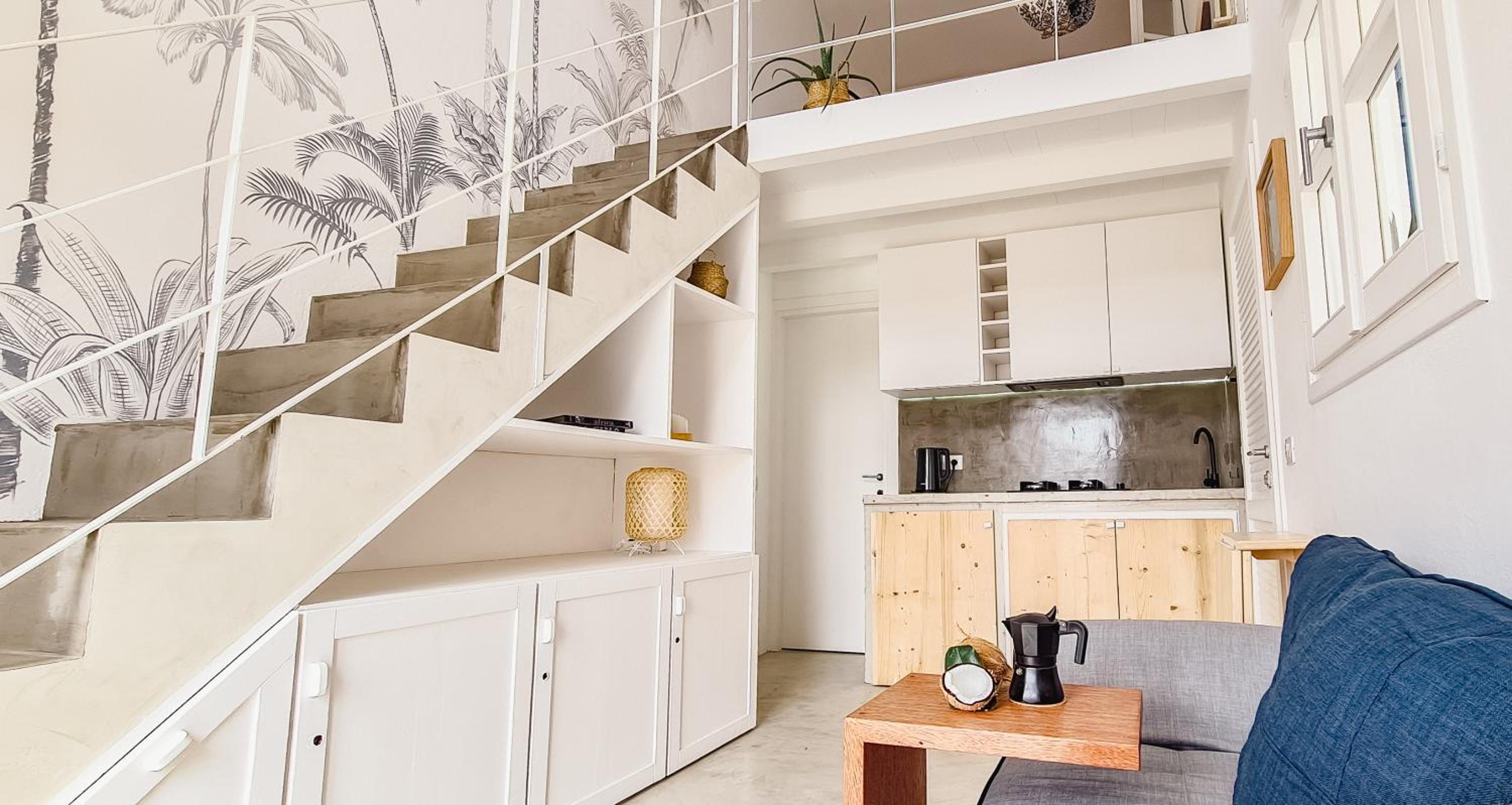 Chic Surf-Inspired Mezzanine Studio 