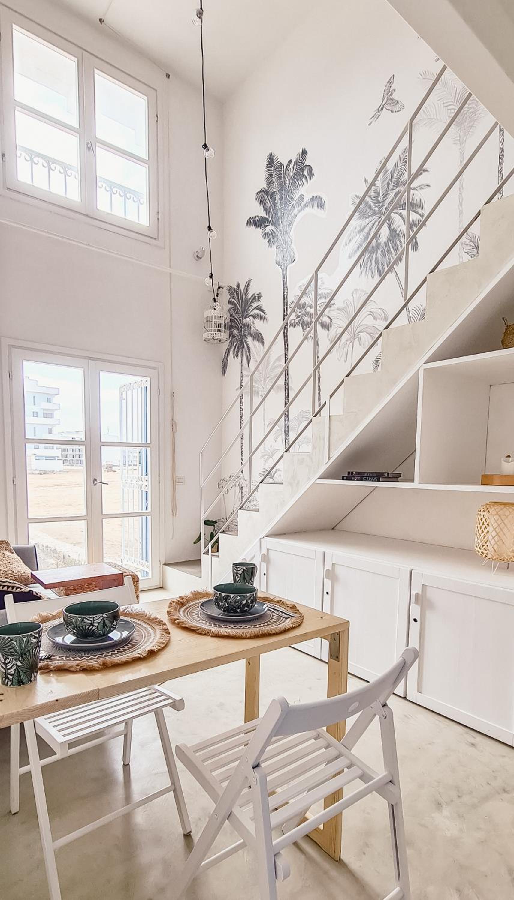 Chic Surf-Inspired Mezzanine Studio 