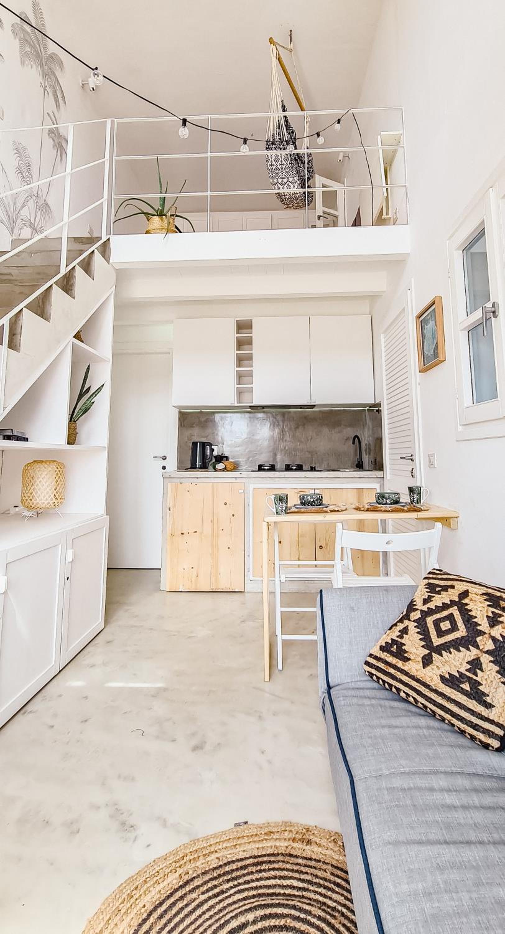 Chic Surf-Inspired Mezzanine Studio 