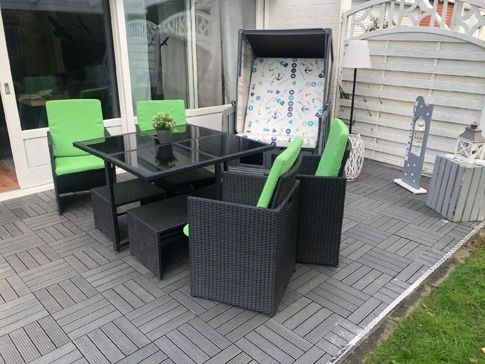 Tolles Ferienhaus in Burhave mit Grill, Terrasse und Garten