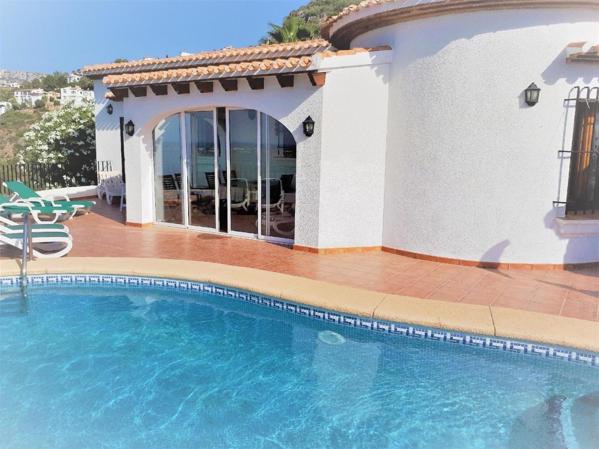 Costa Blanca - Villa de la Luz - Meerblick, private Lage, beheizbarer Pool, 3 Schlafzi bis 6 Perso view 5