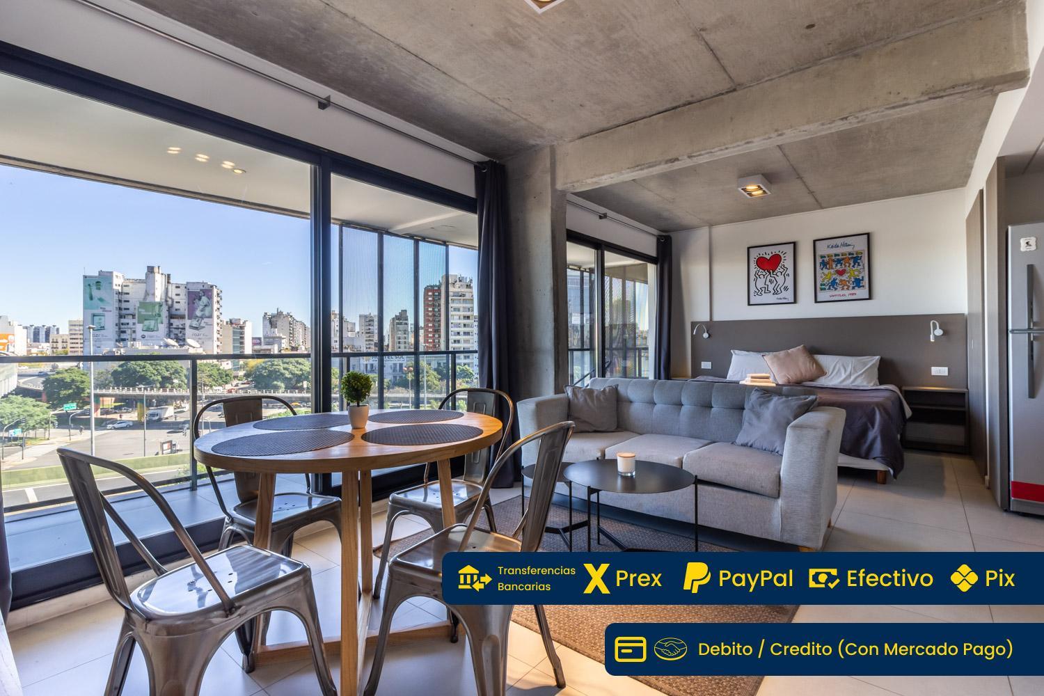 Loft Elegante a 5 Minutos de Puerto Madero 6B