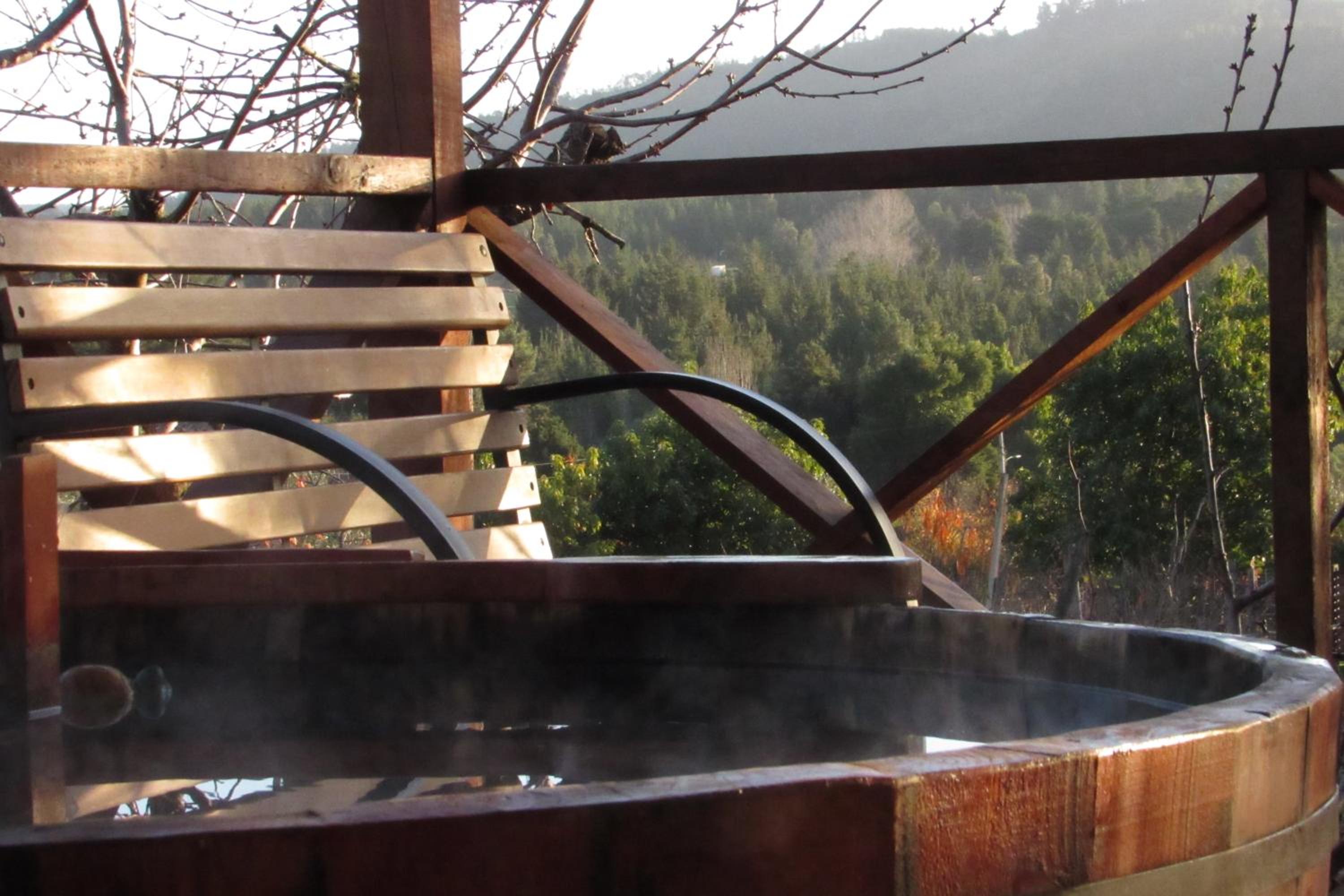 Cabaña Refugio Magenta con tinaja caliente incluida