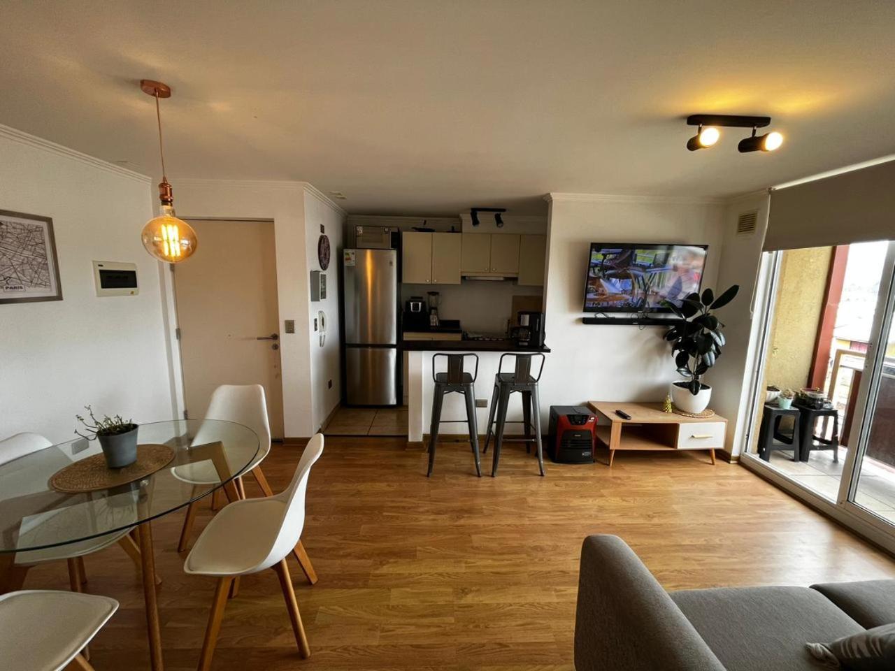 Cálido & Moderno departamento en Villarrica