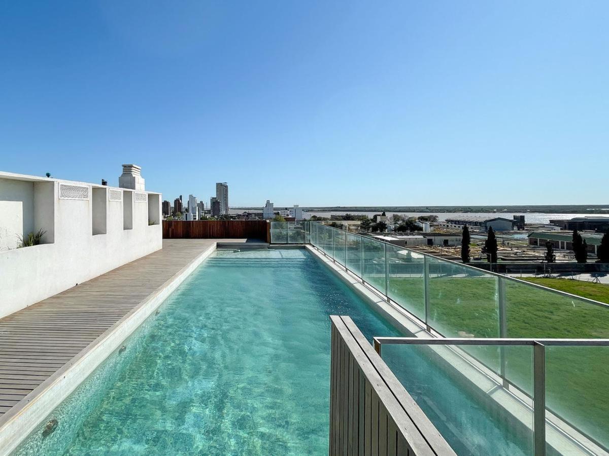 Alojate en METRA Puerto Norte, luminoso estudio con pileta, gym y balcon