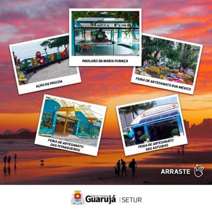 Apartamento Studio Enseada Guarujá 10 min da praia