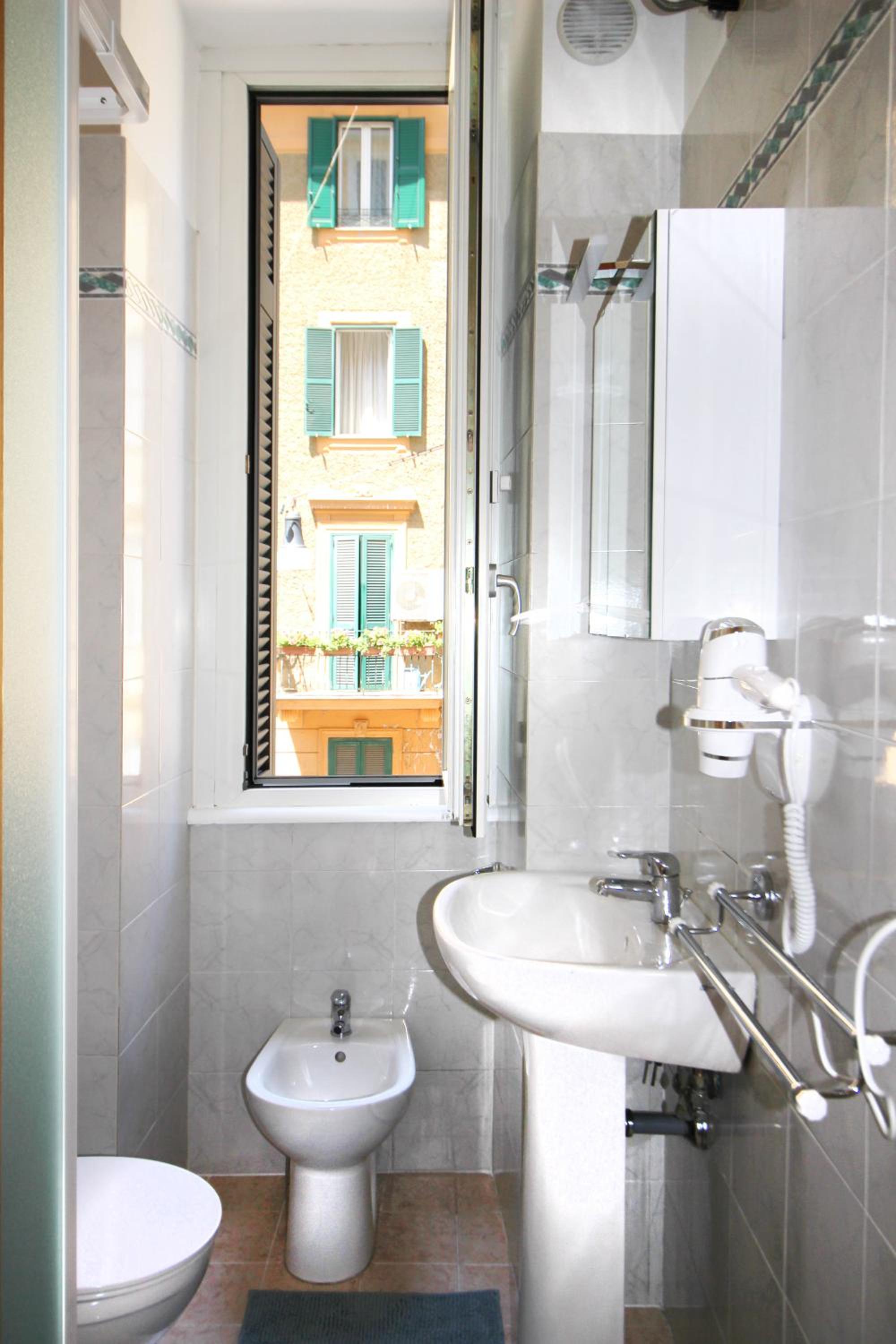 Colosseum window 1800-Romantic apartment Rome