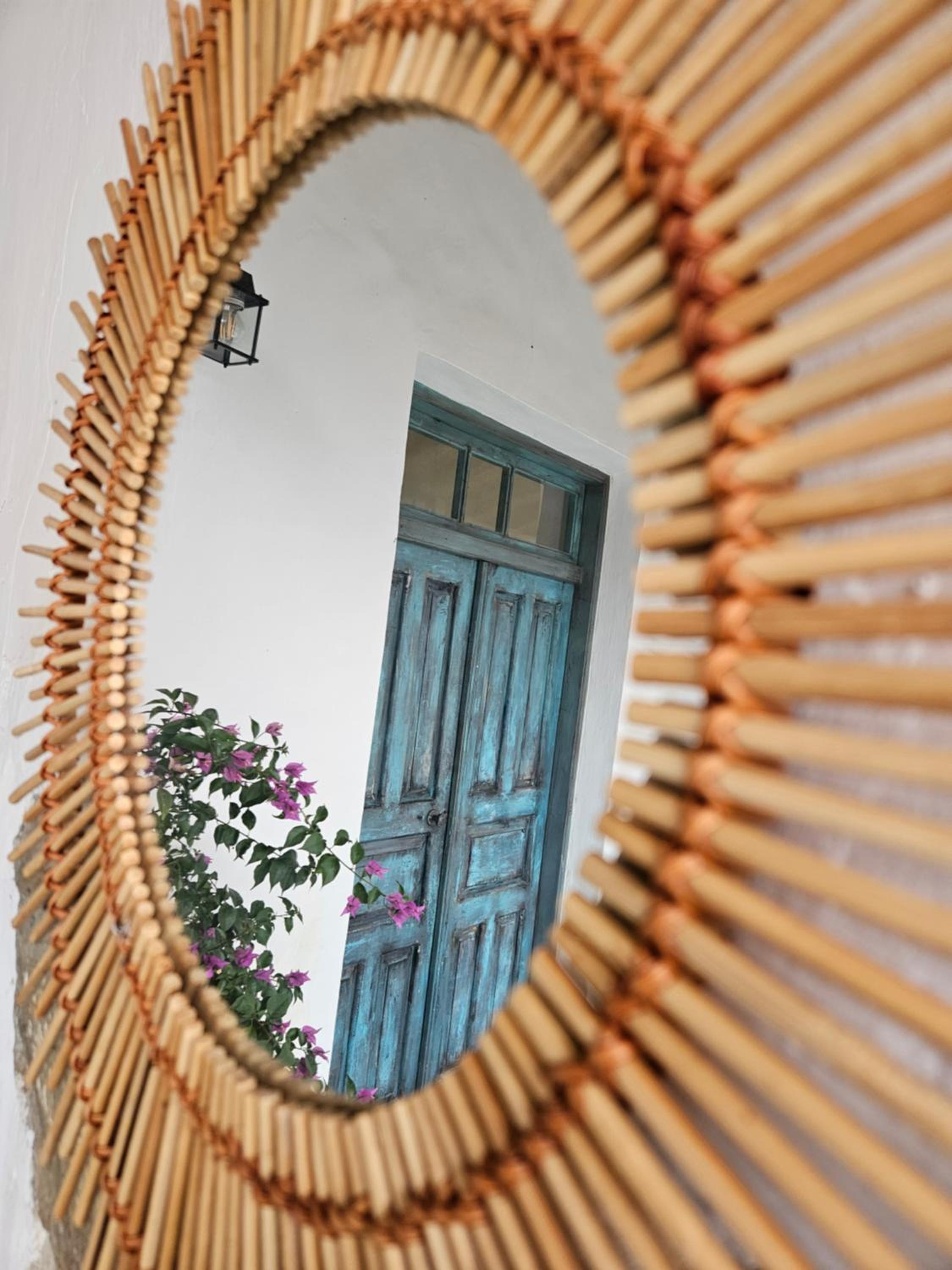 Traditional adobe house in Evrychou with cozy garden and fireplace!