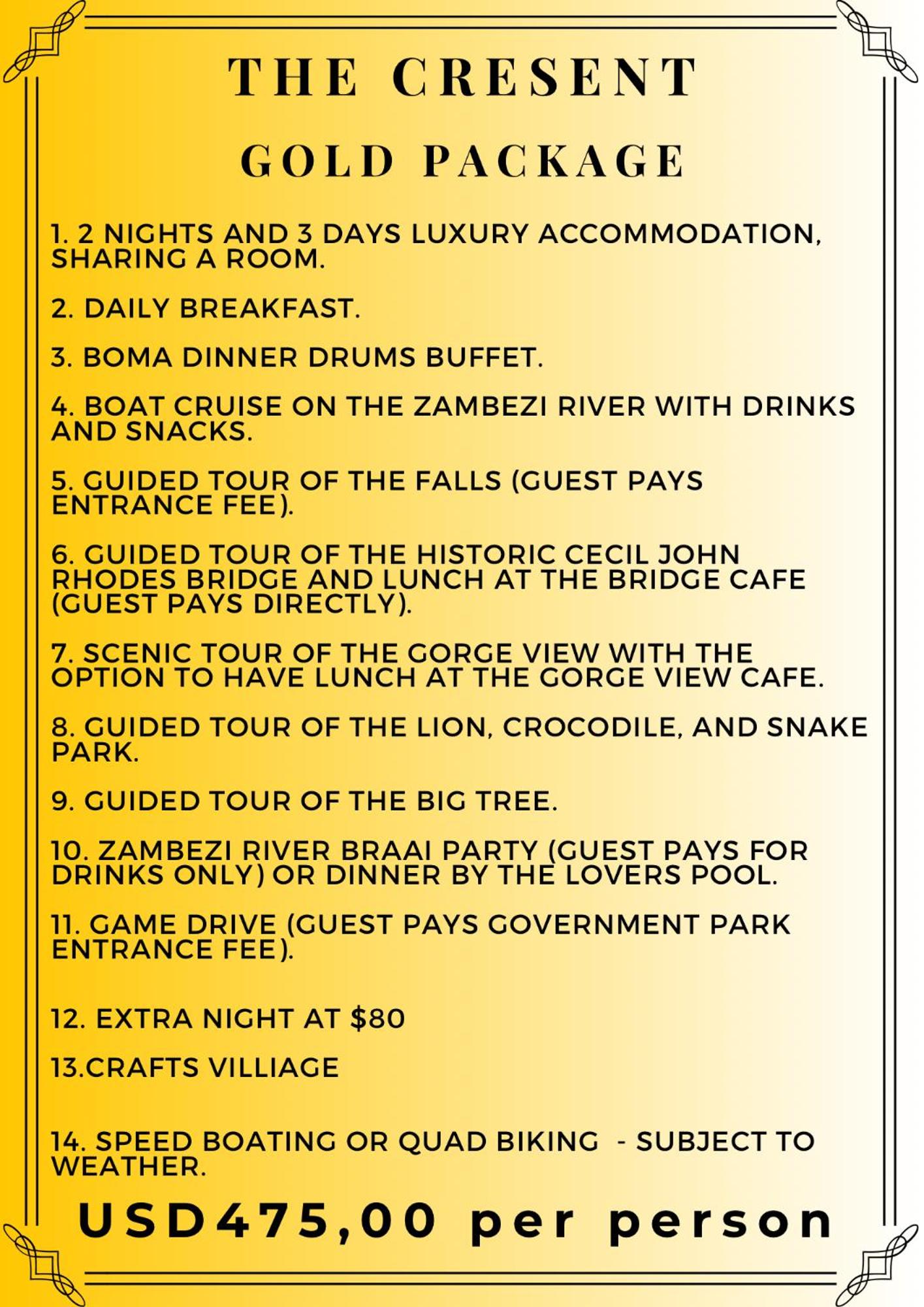 The Crescent Victoria Falls