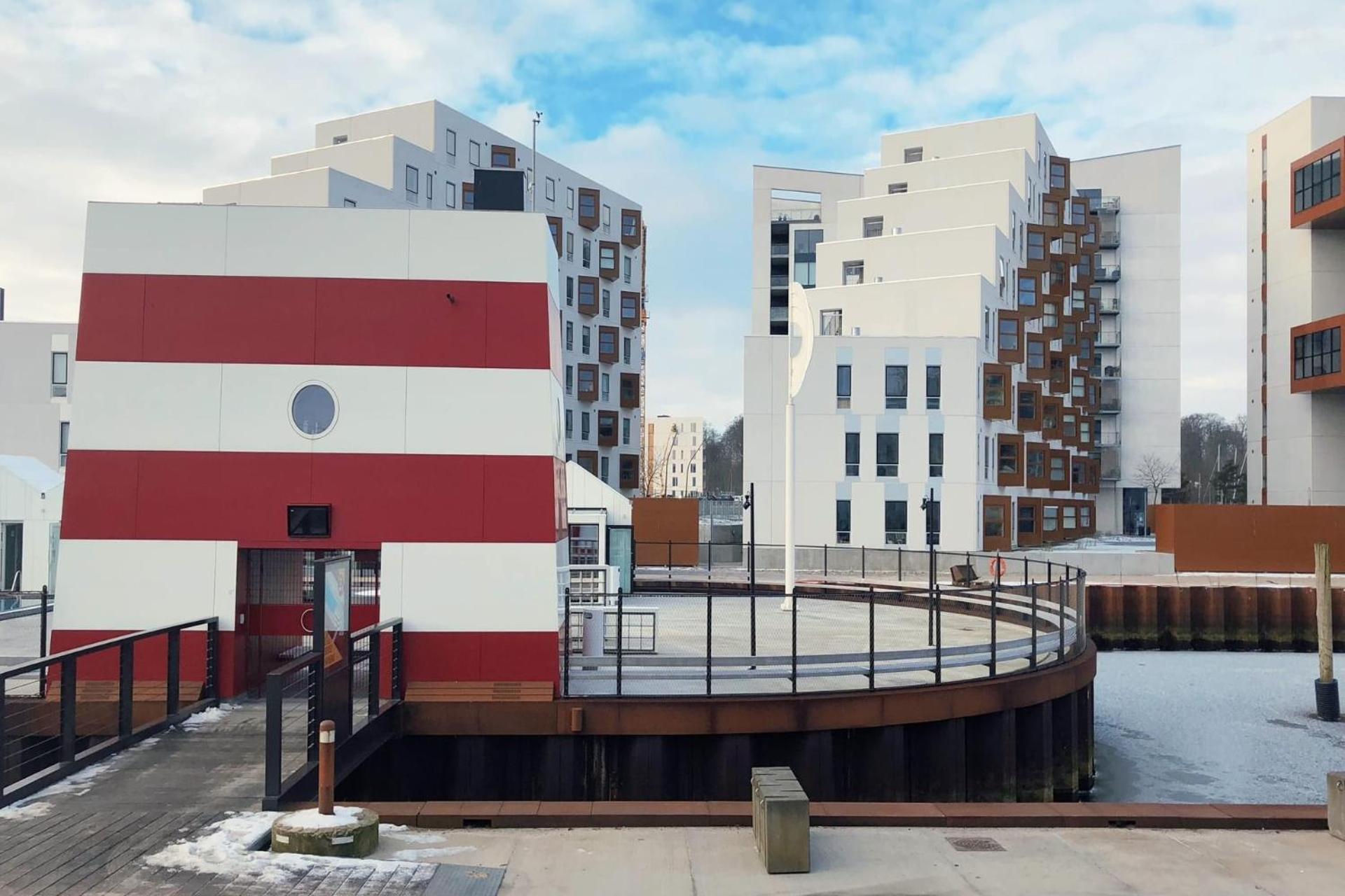 Great 1-bed wbalcony by Odense Harbour