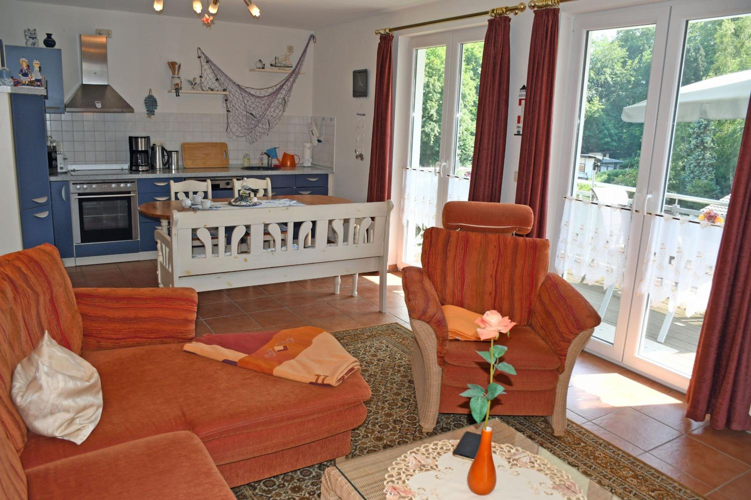 Ferienwohnung Moewennest mit Balkon view 3