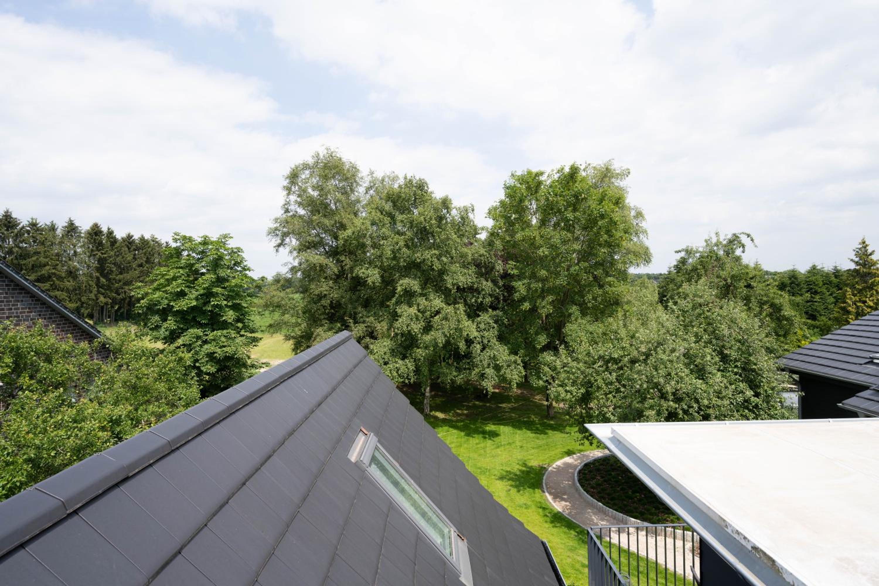 Traumhafte Ferienwohnung am Park, großer Balkon, voll ausgestattete Küche, Schreibtisch, WiFi, Smart TV, Carport, Wallbox, Fahrräder