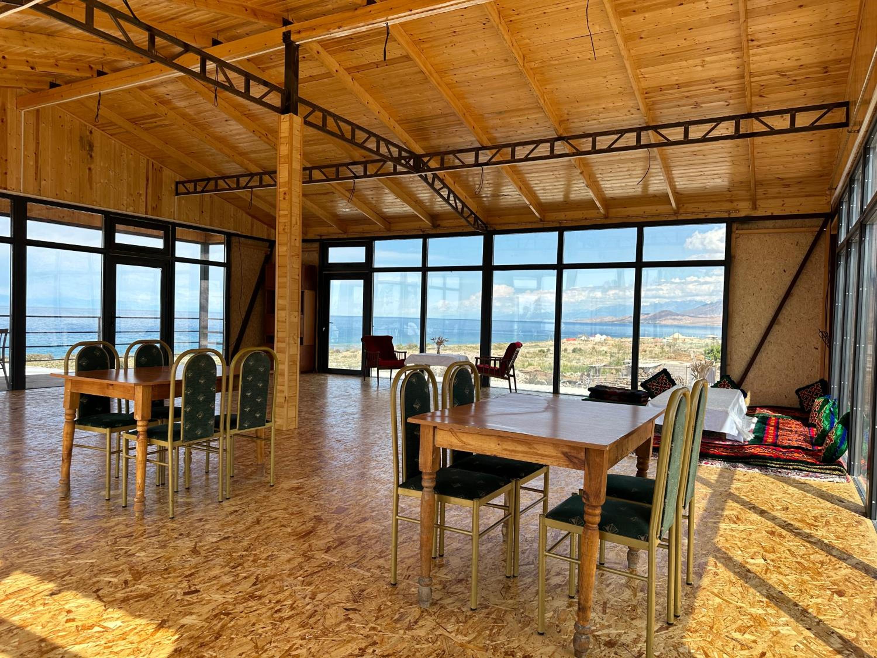 Yurt camp Chyrak view 4