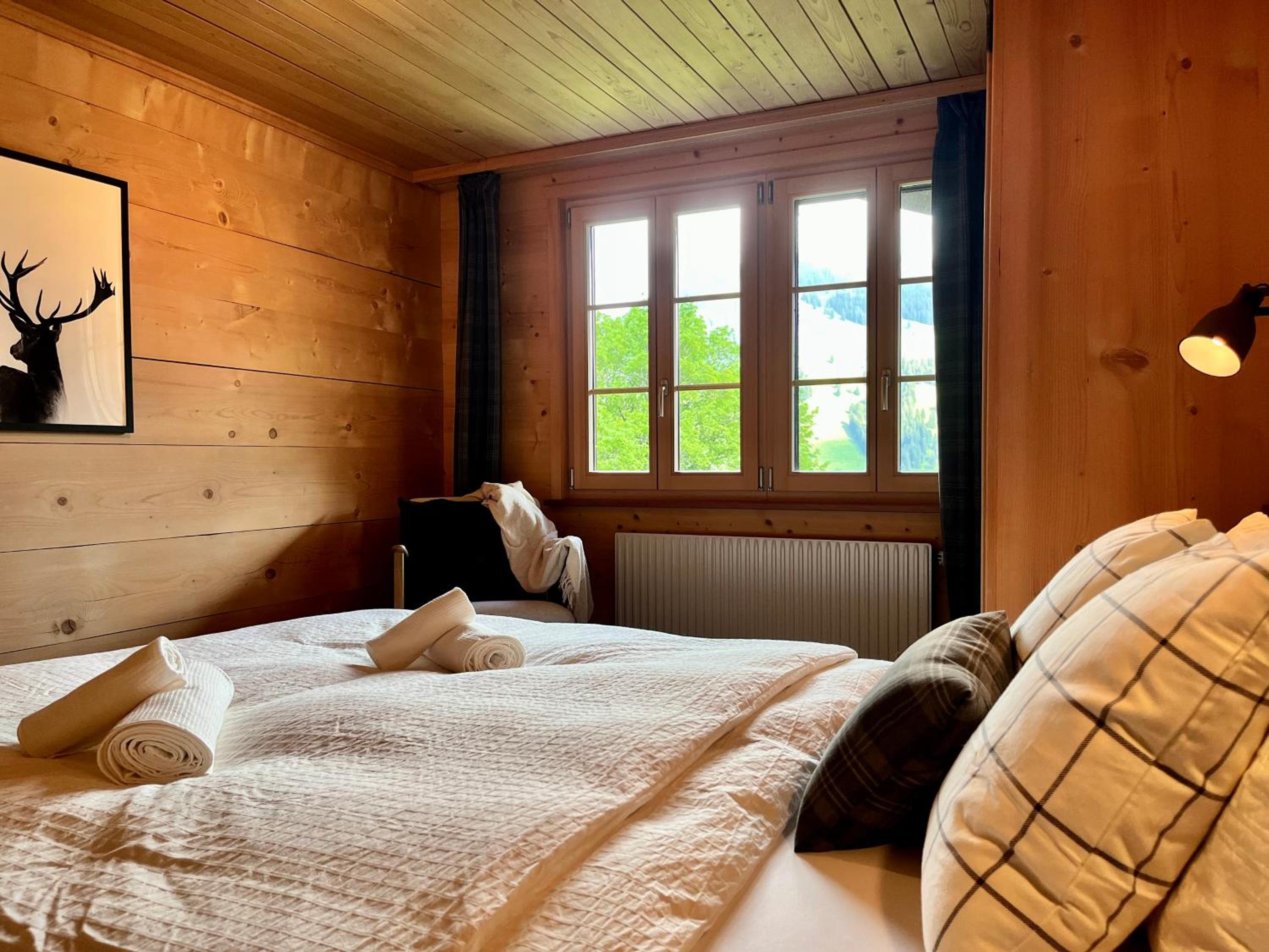 zentrale, gemütliche Wohnung im Schweizer Stil I Bergblick