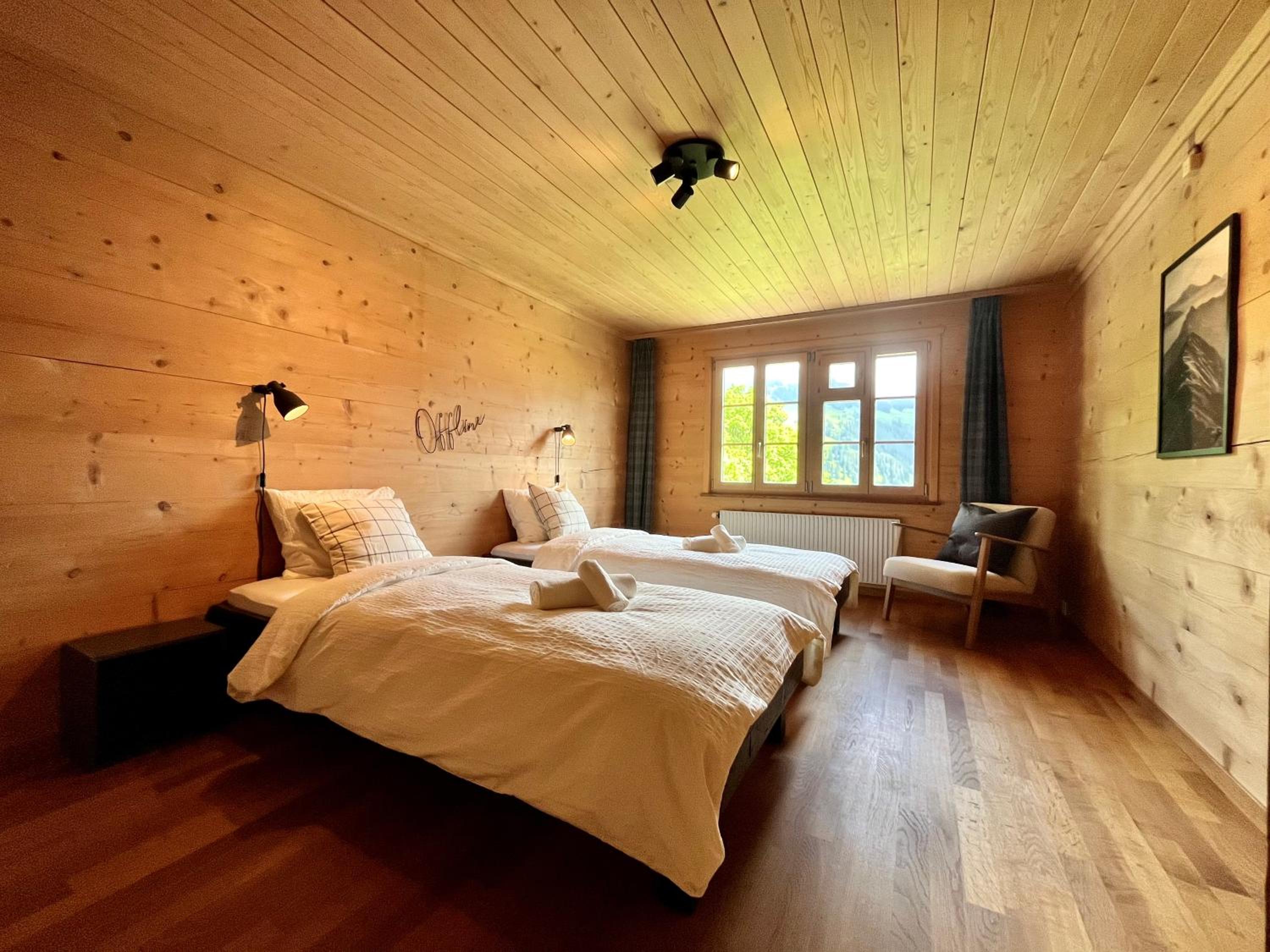 zentrale, gemütliche Wohnung im Schweizer Stil I Bergblick