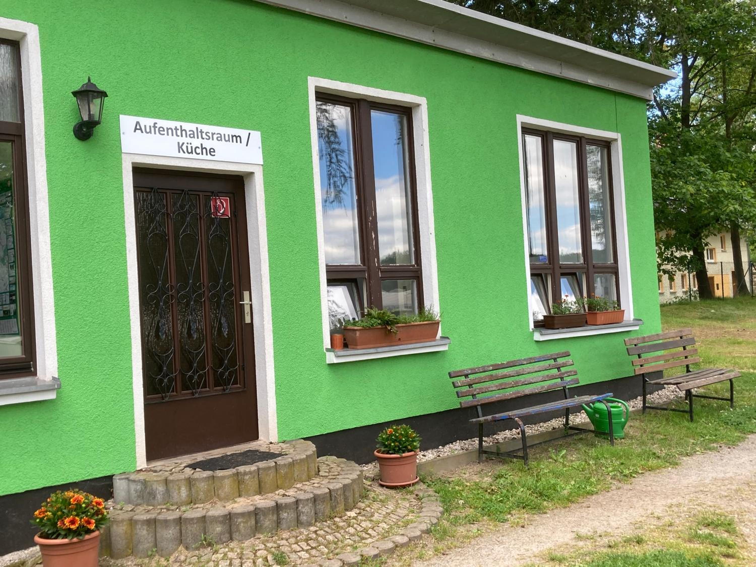 Campingfass mit Panoramaterrasse