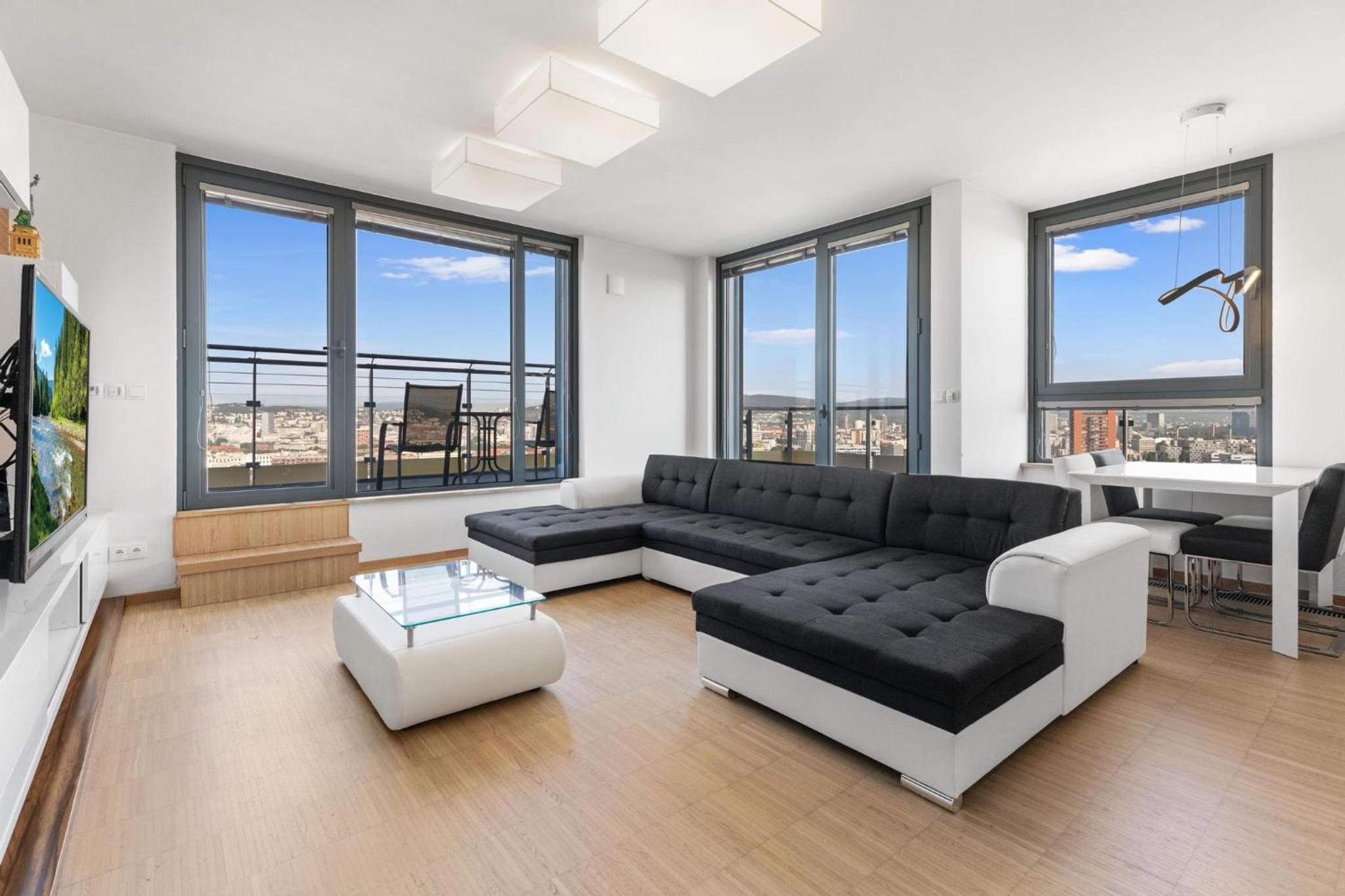 Sky Apartman in Bratislava - With 2 parking places view 3