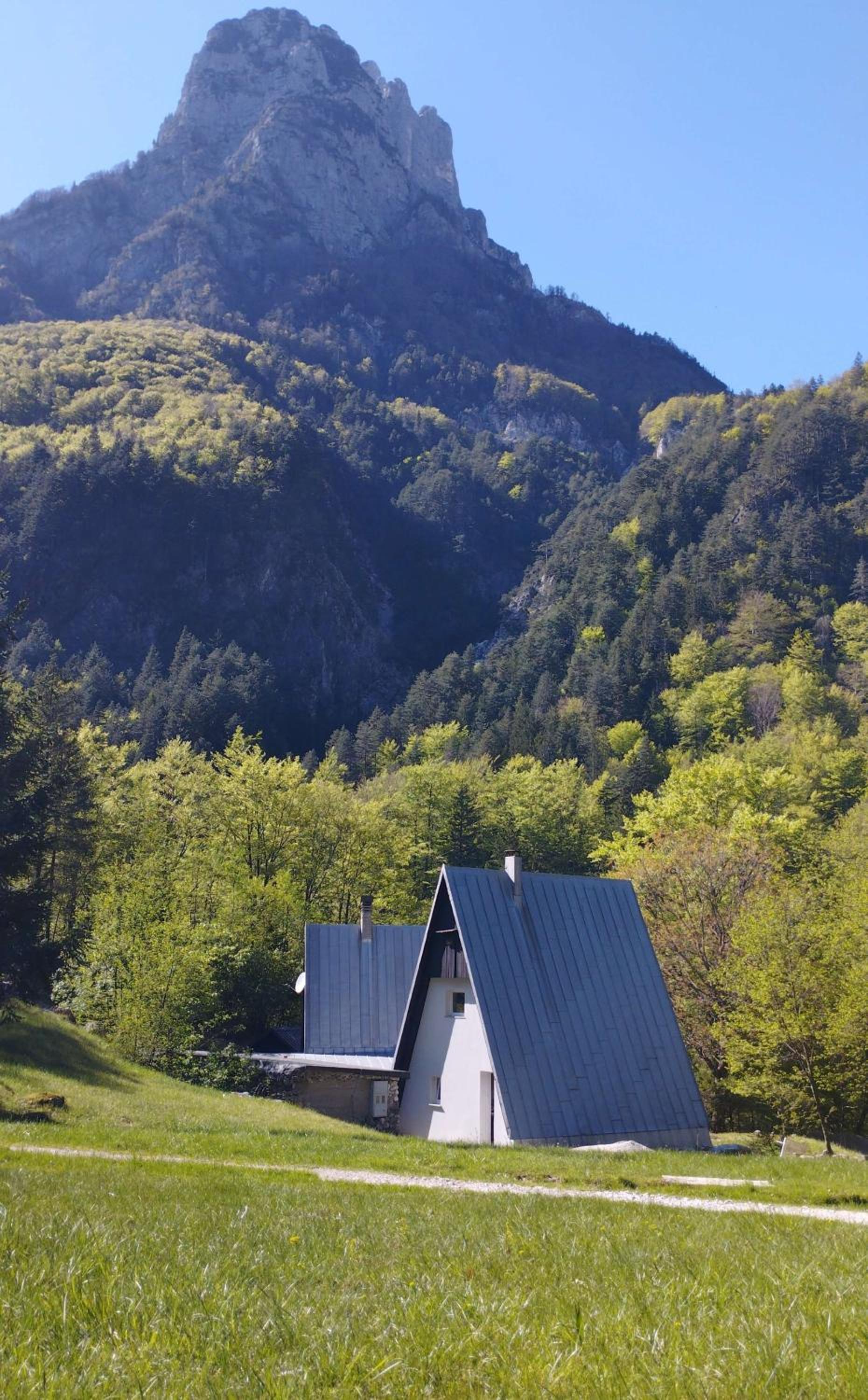 Lovely wooden cabin view 2