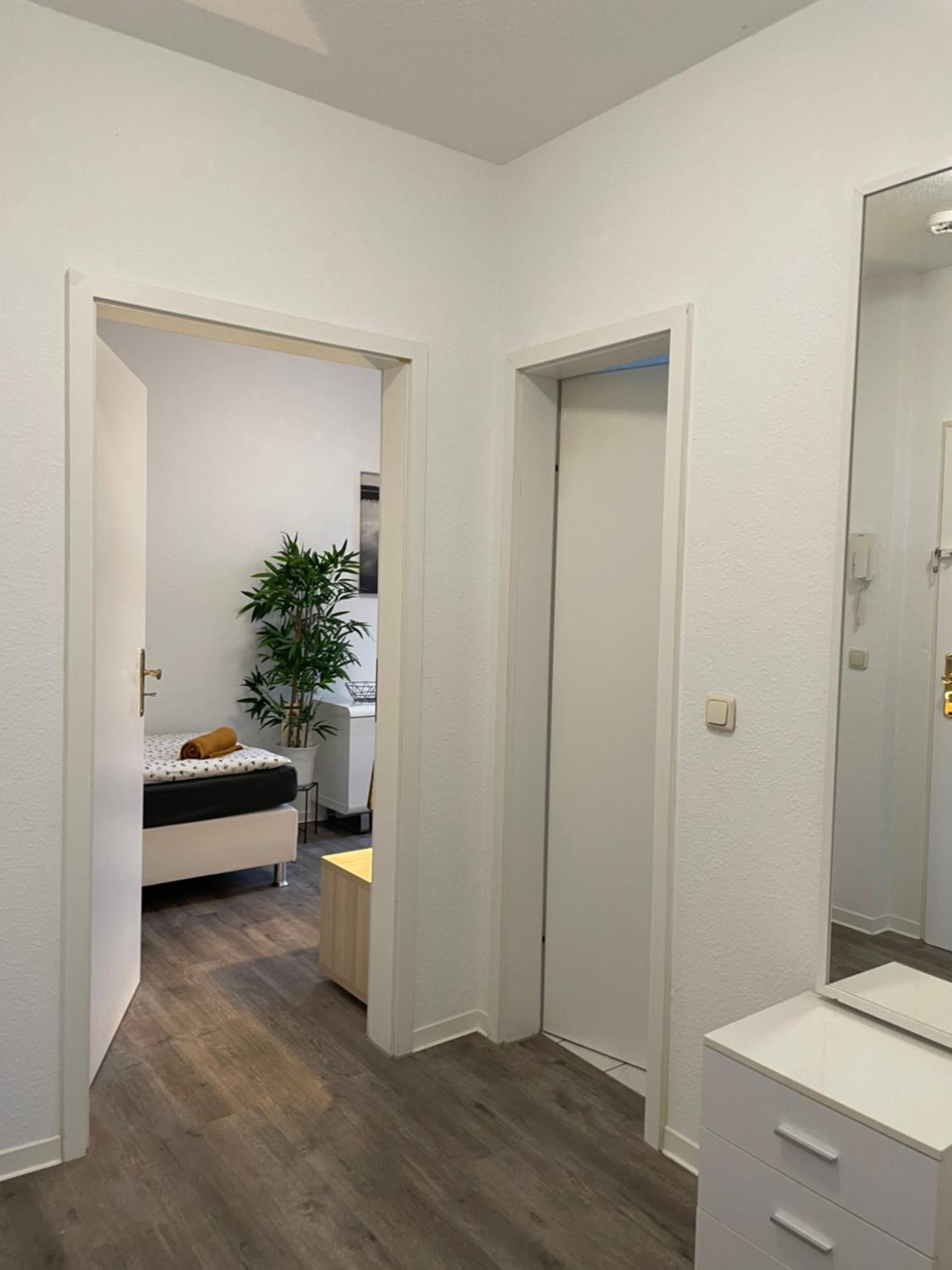 Apartment Hanseviertel Erfurt - 2 Schlafzimmer - 4 Betten - gratis PKW Stellplatz - SmartTV
