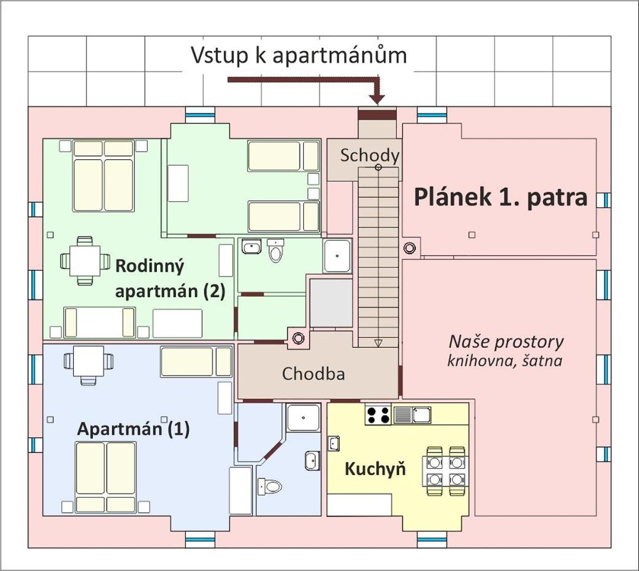 Rodinné ubytování Debrné