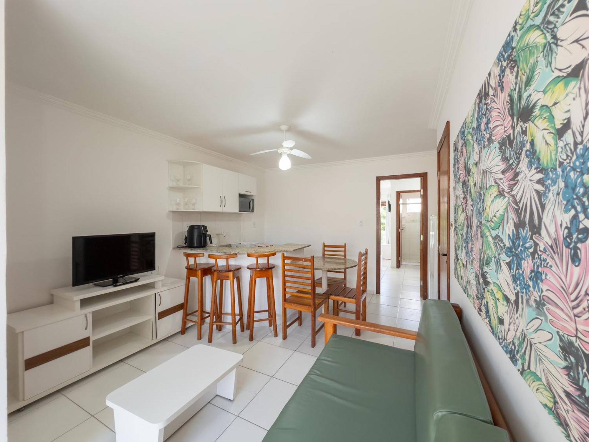 FLAT em residencial! Praia de taperapuan!
