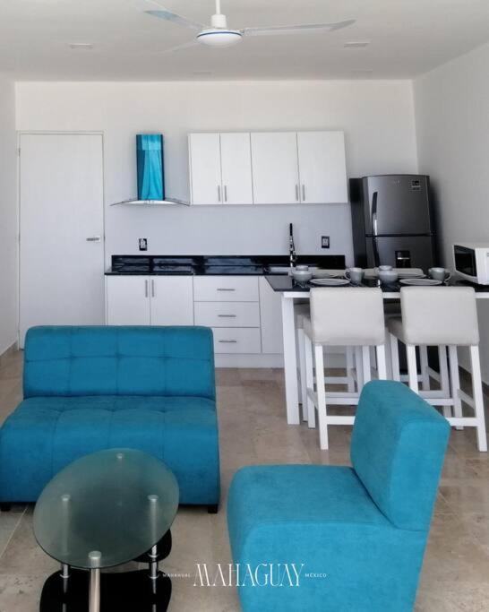 Mahaguay - Hermoso departamento frente al mar en Mahahual